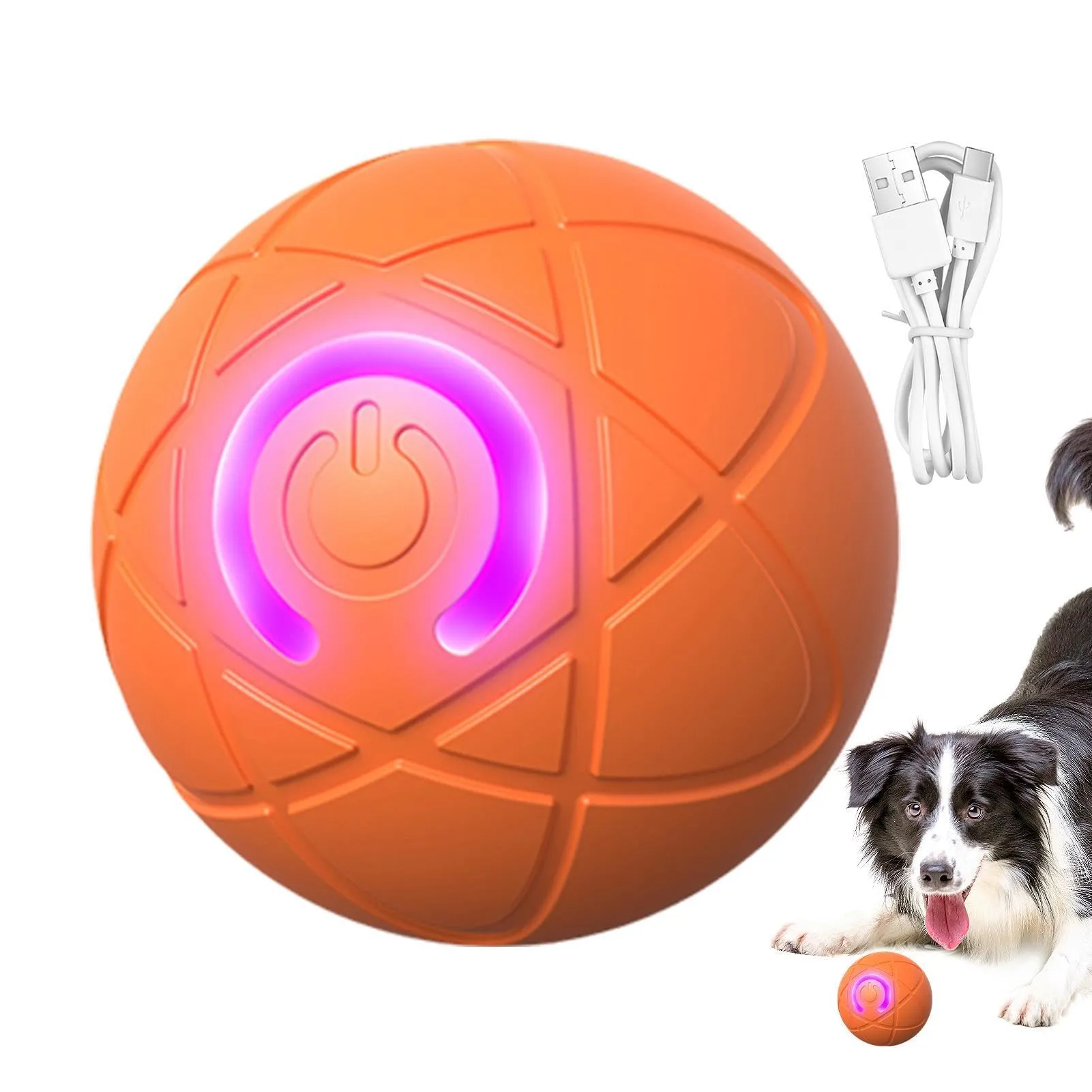 Pallina Cane Che Si Muove Da Sola - Ricaricabile Palla Per Cani Elettrica - immagine 1