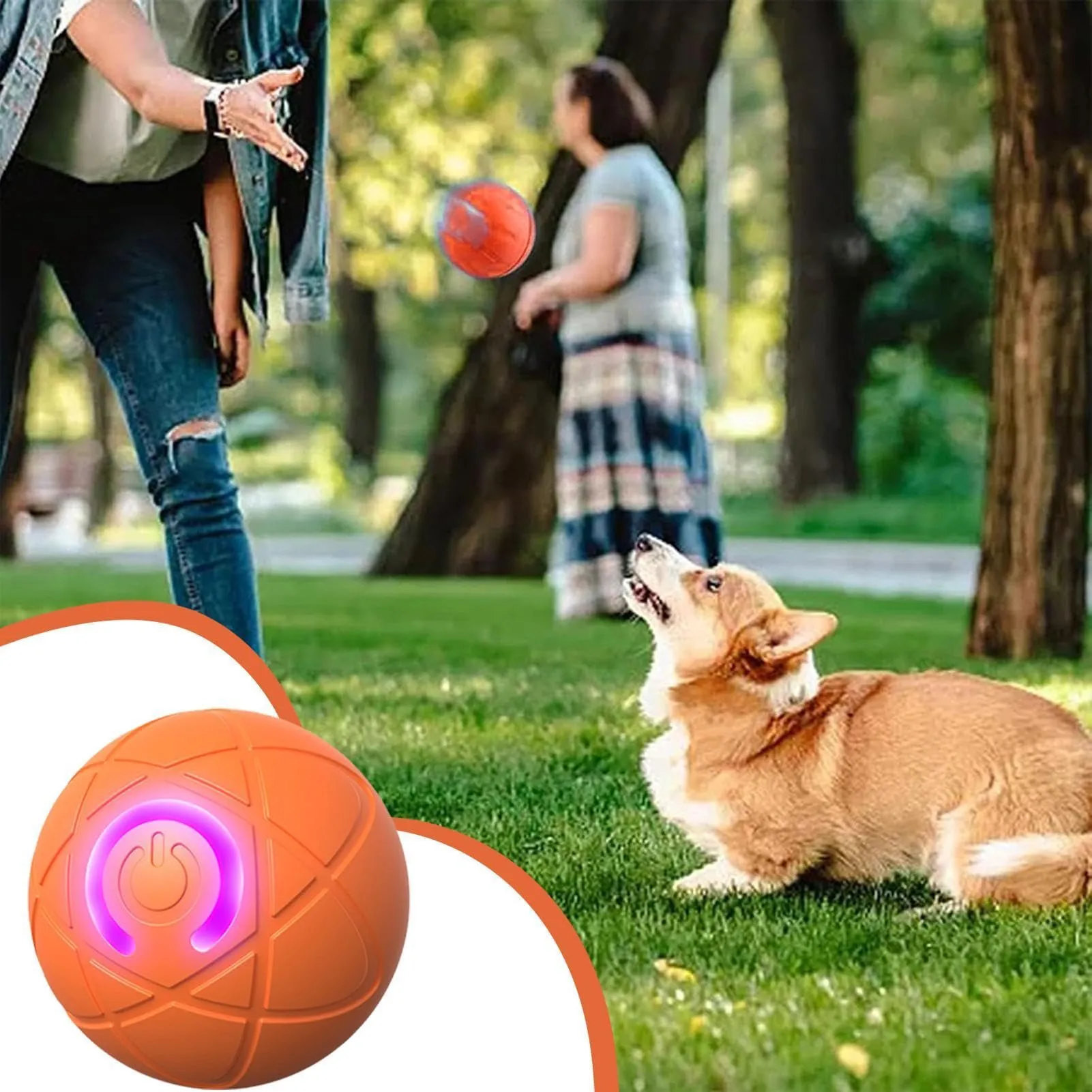Pallina Cane Che Si Muove Da Sola - Ricaricabile Palla Per Cani Elettrica - immagine 4