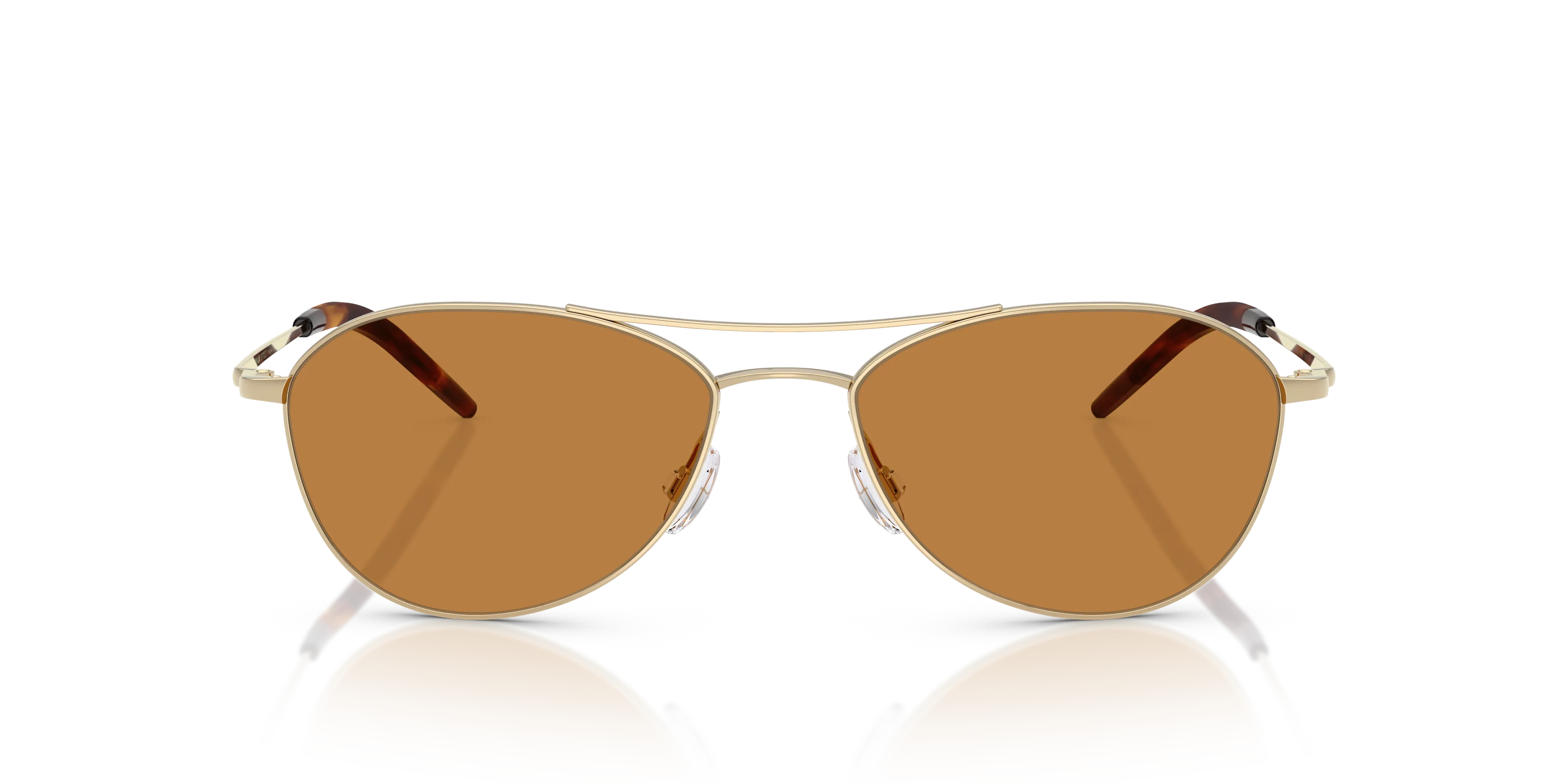 Oliver Peoples OV1358S AERO II 503553 Occhiali da sole Acciaio Oro Arancione Pilot Normale - immagine 3