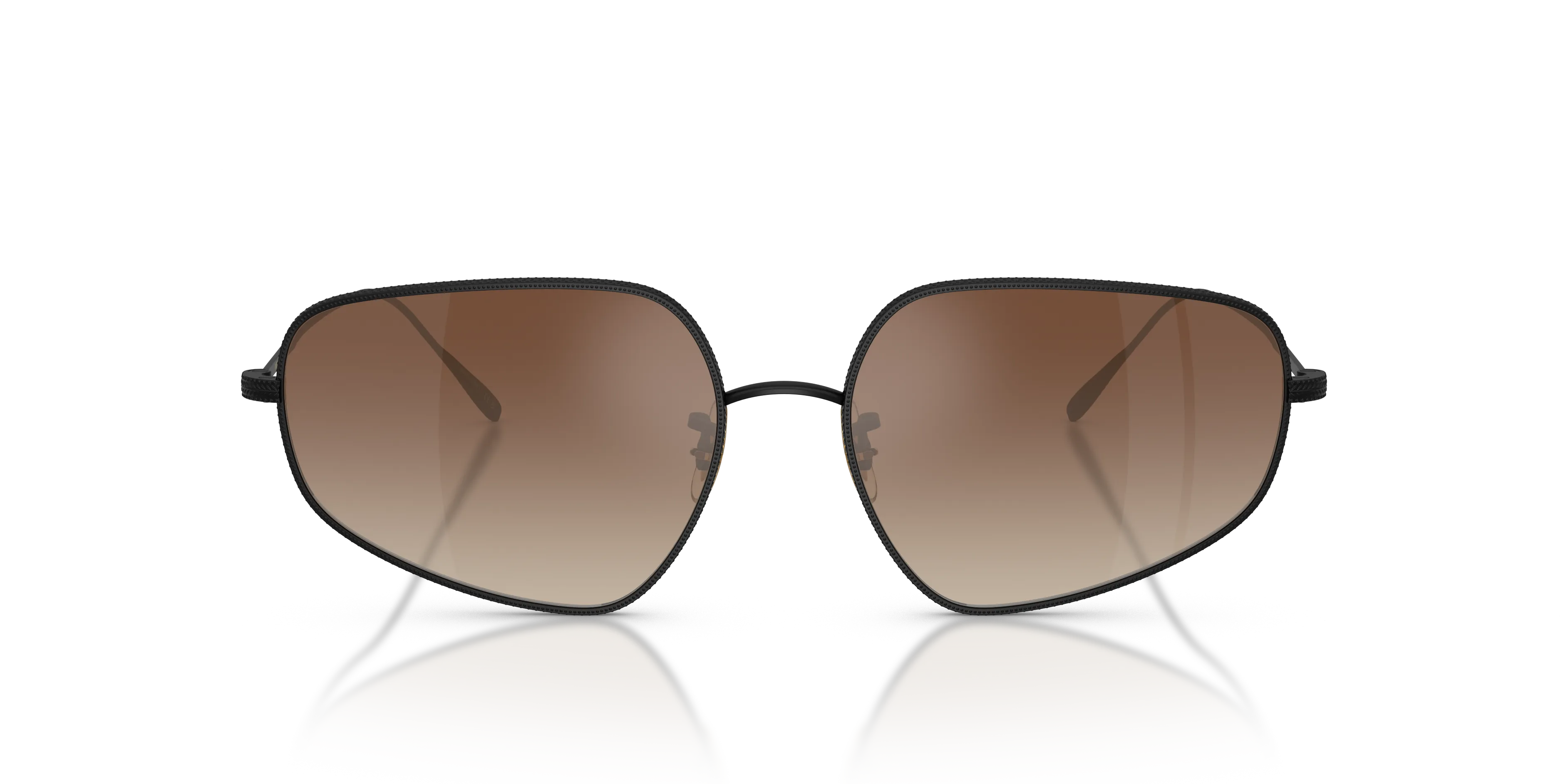 Oliver Peoples OV1356S EYLLA 5062Q1 Occhiali da sole Metallo Nero Marrone Geometrica Normale - immagine 3