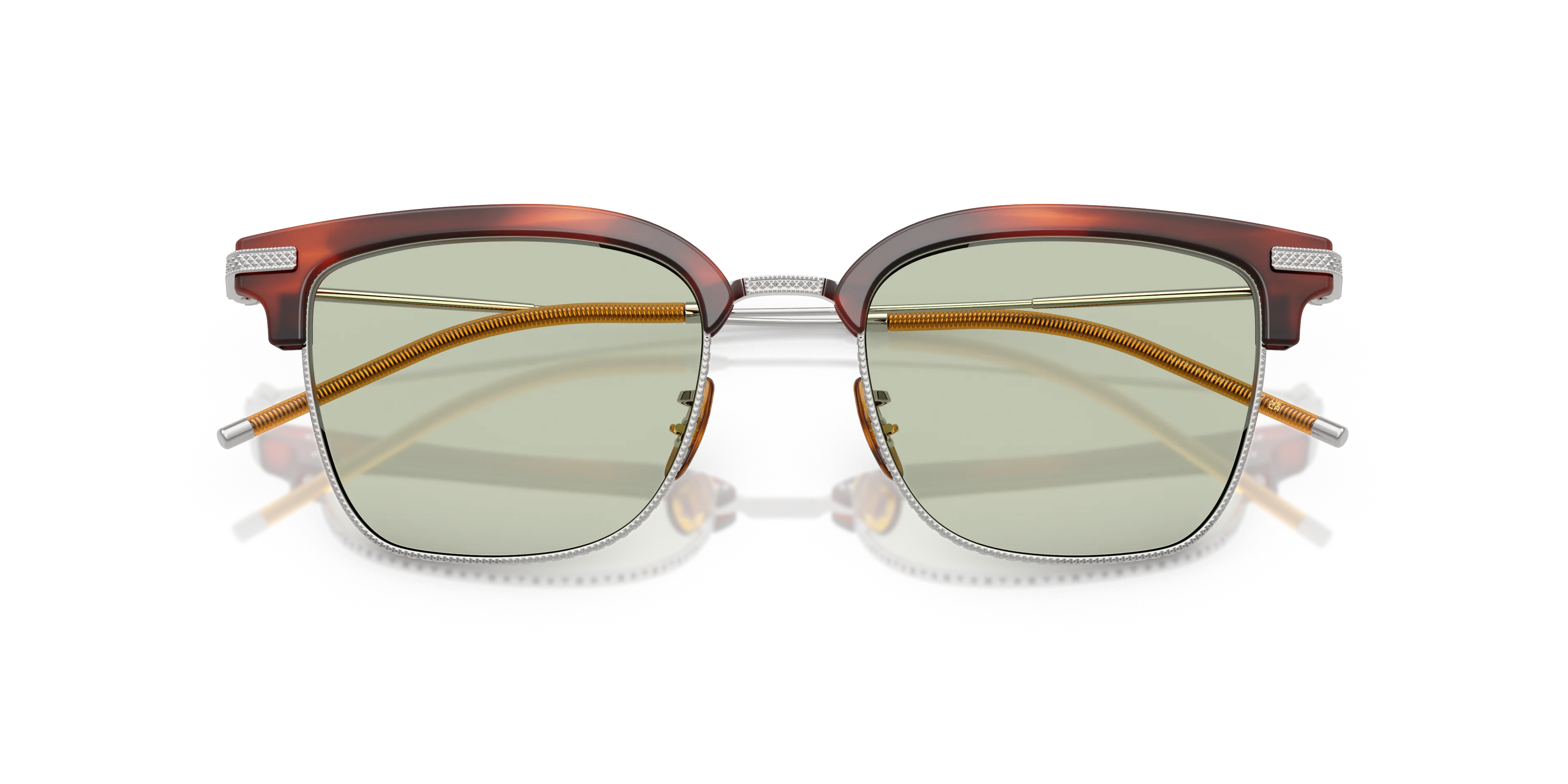 Oliver Peoples OV1354T TK-12 5254 Montature da vista Titanio Argento Verde Squadrata Normale - immagine 2