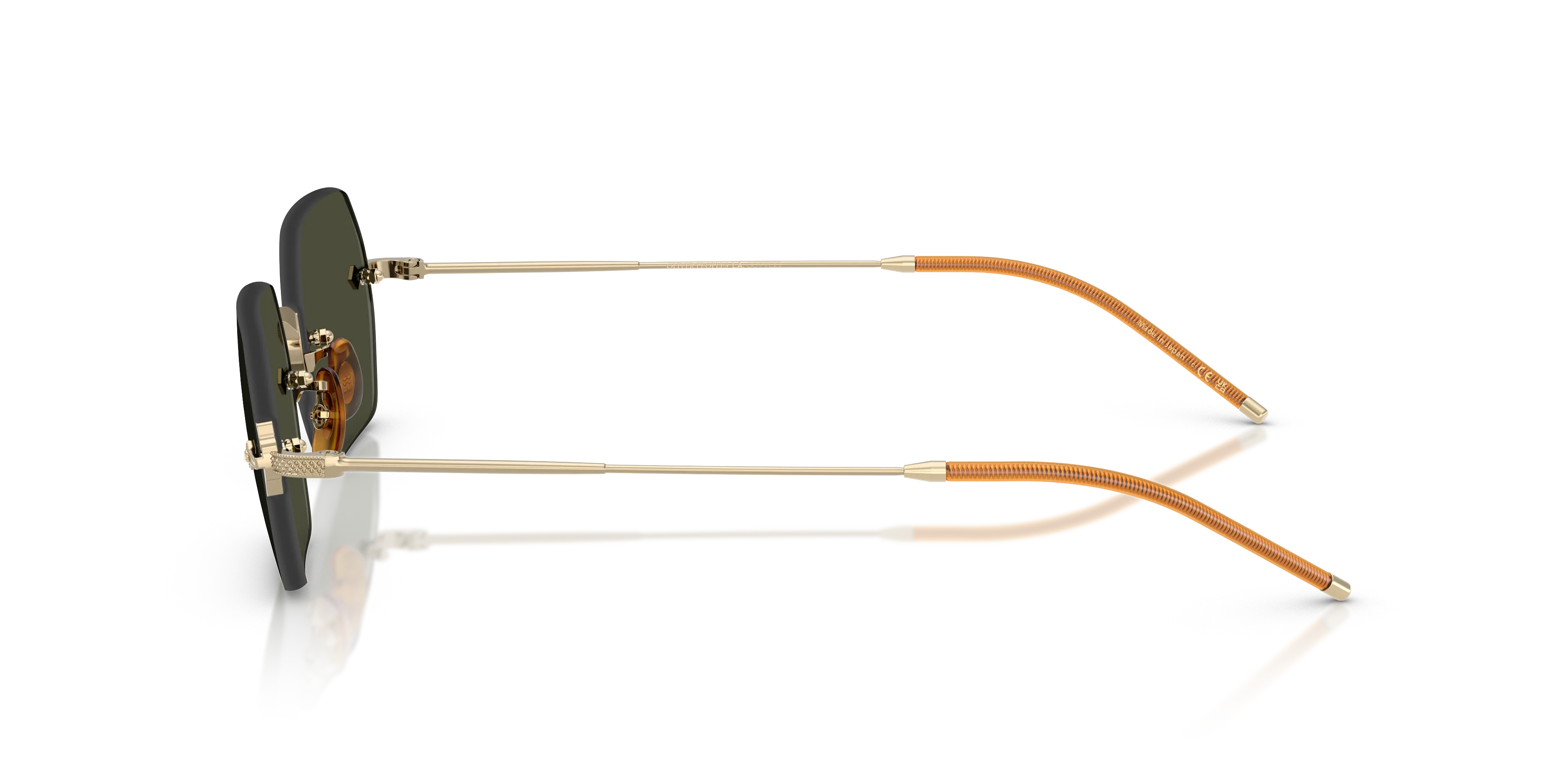 Oliver Peoples OV1353ST TK-13 503571 Occhiali da sole Titanio Oro Verde G15 Squadrata Normale - immagine 4