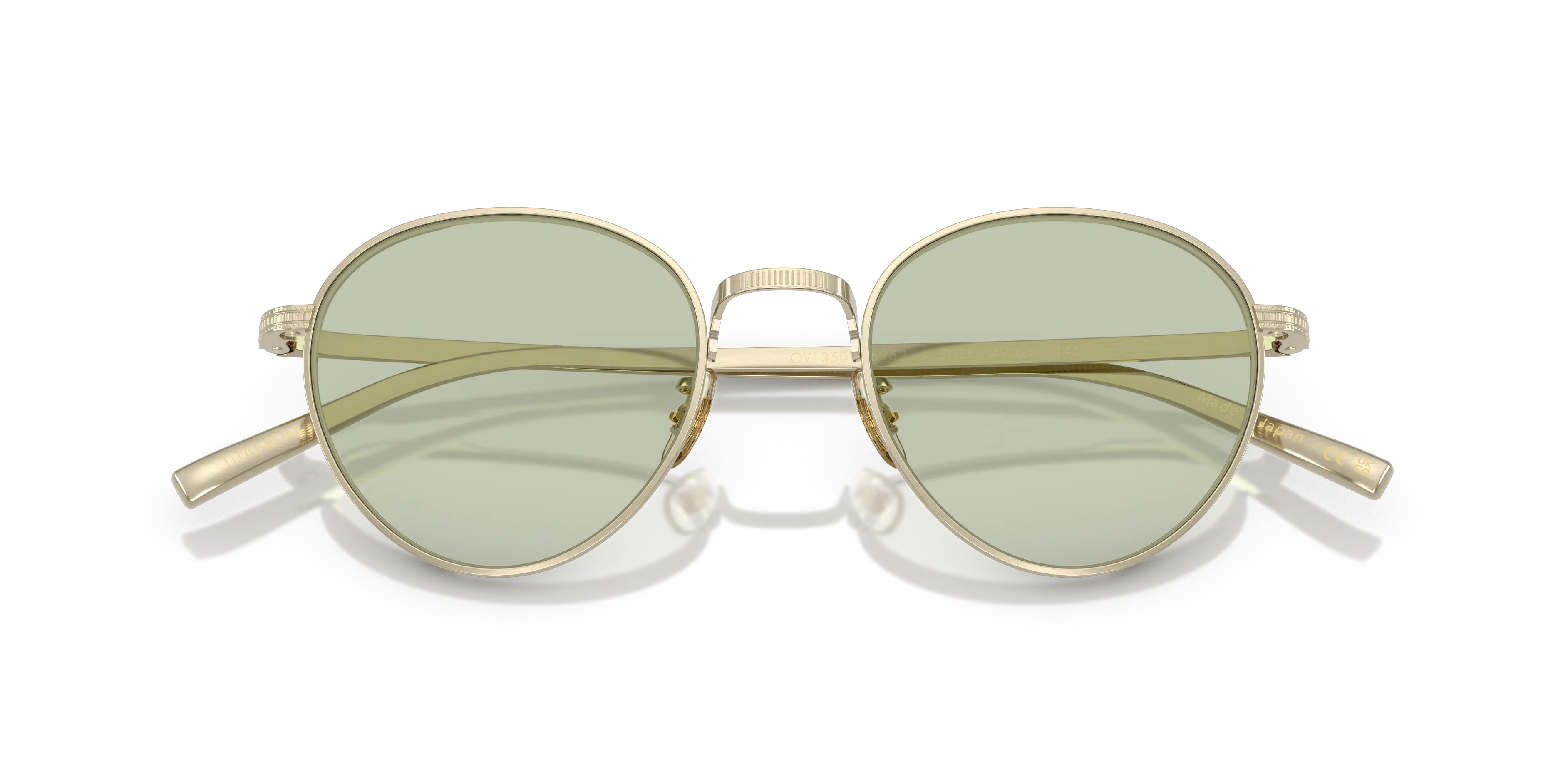Oliver Peoples OV1350T KESNER 5252 Montature da vista Titanio Oro Verde Pantos Normale - immagine 2