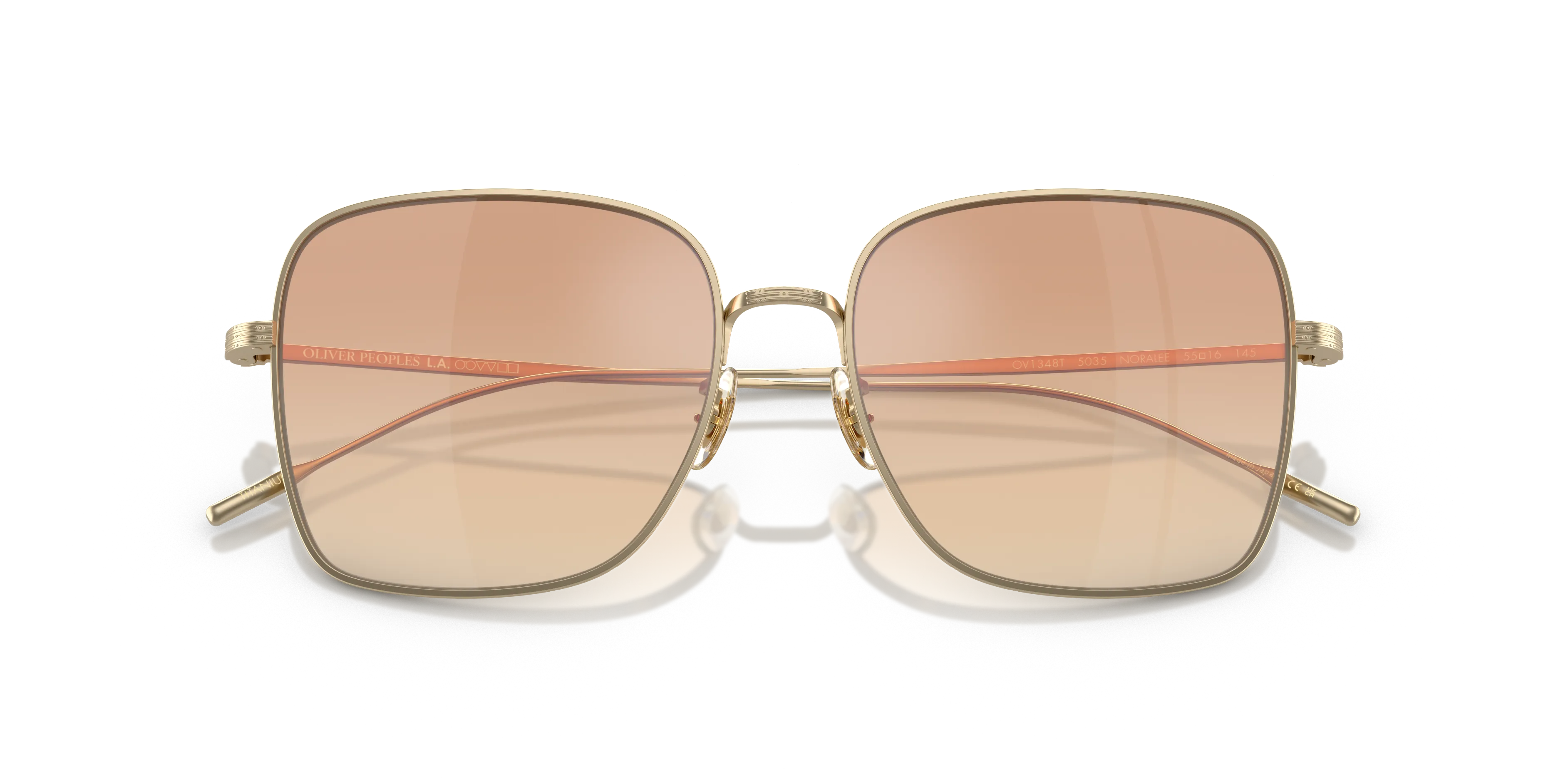 Oliver Peoples OV1348T NORALEE 5035 Montature da vista Titanio Oro Arancione Pillow Normale - immagine 2