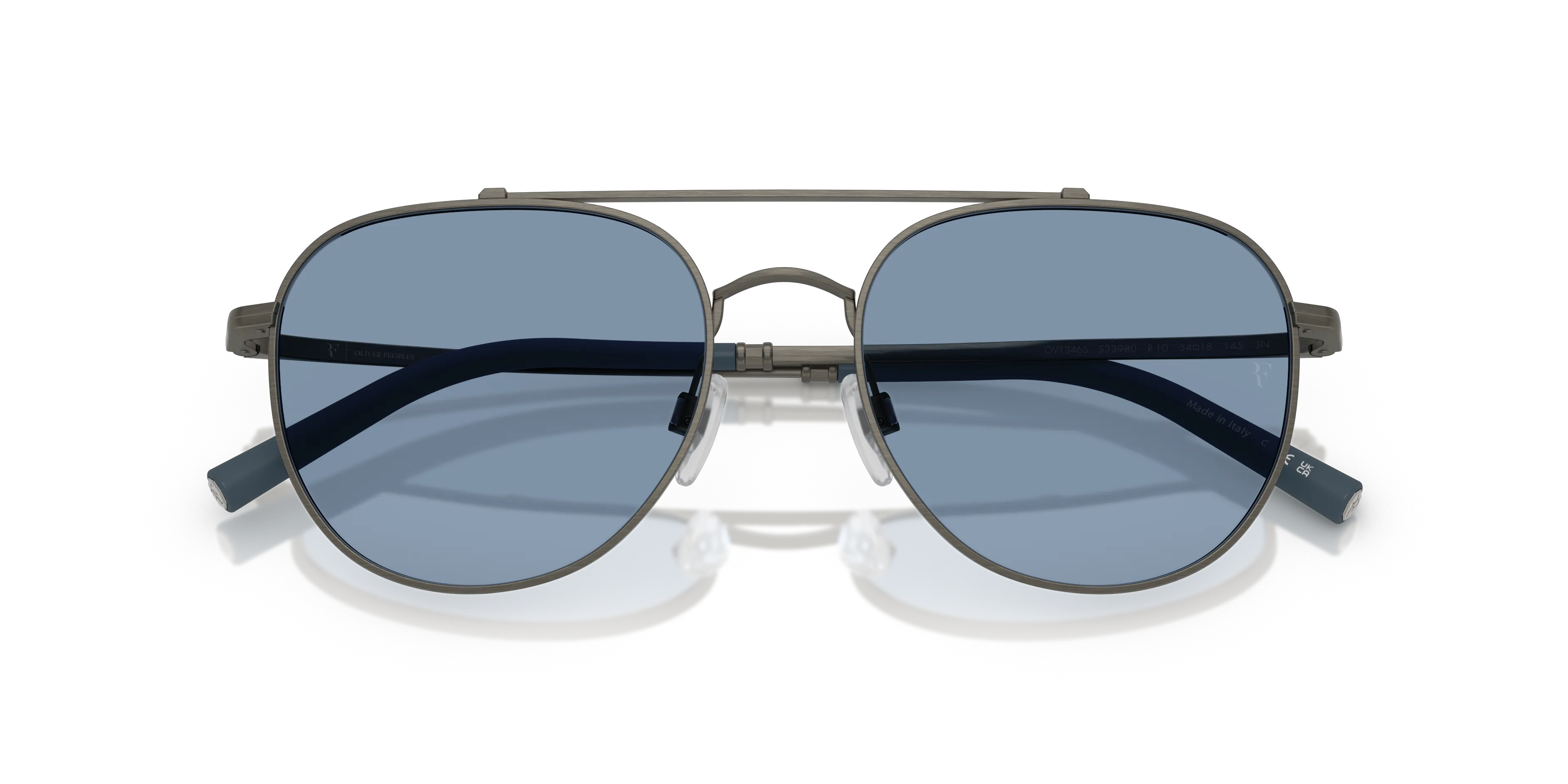 Oliver Peoples OV1346S R-10 533980 Occhiali da sole Metallo Grigio Blu Pilot Normale - immagine 2