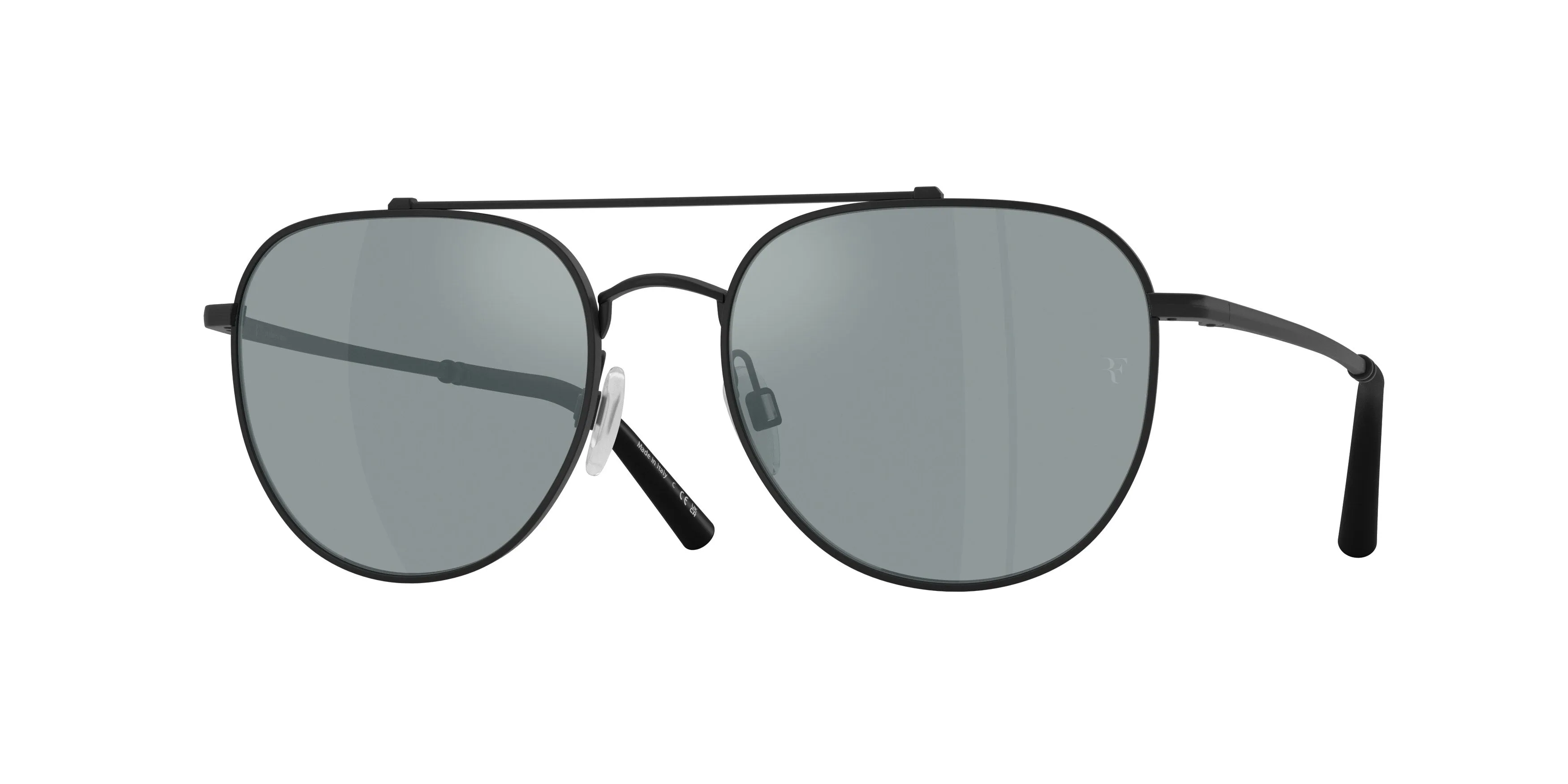 Oliver Peoples OV1346S R-10 50626G Occhiali da sole Metallo Nero Grigio Pilot Polarizzata - immagine 1