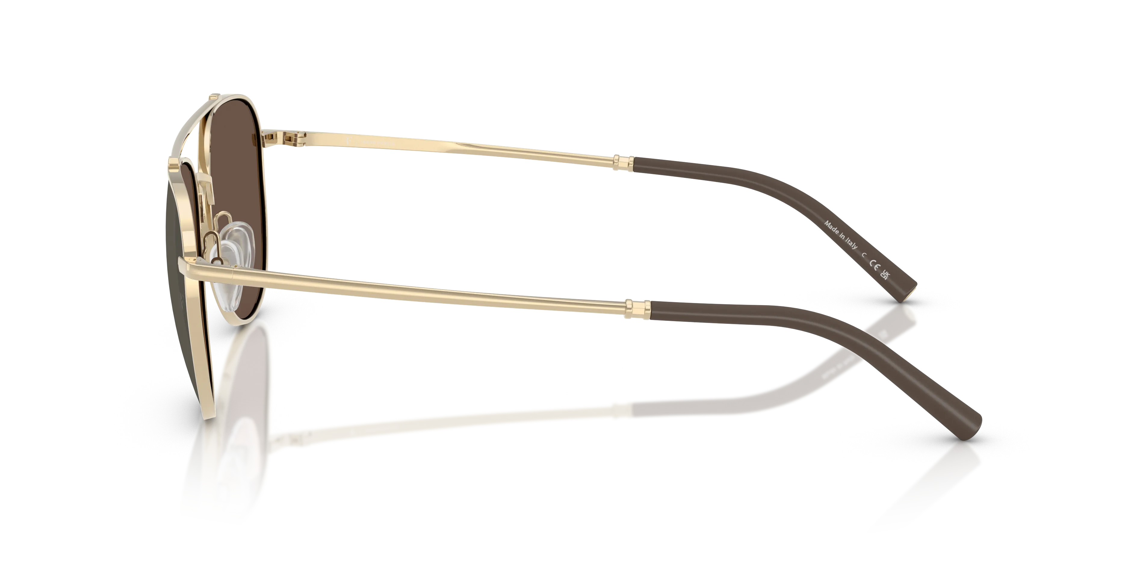 Oliver Peoples OV1346S R-10 50357I Occhiali da sole Metallo Oro Marrone Pilot Normale - immagine 4