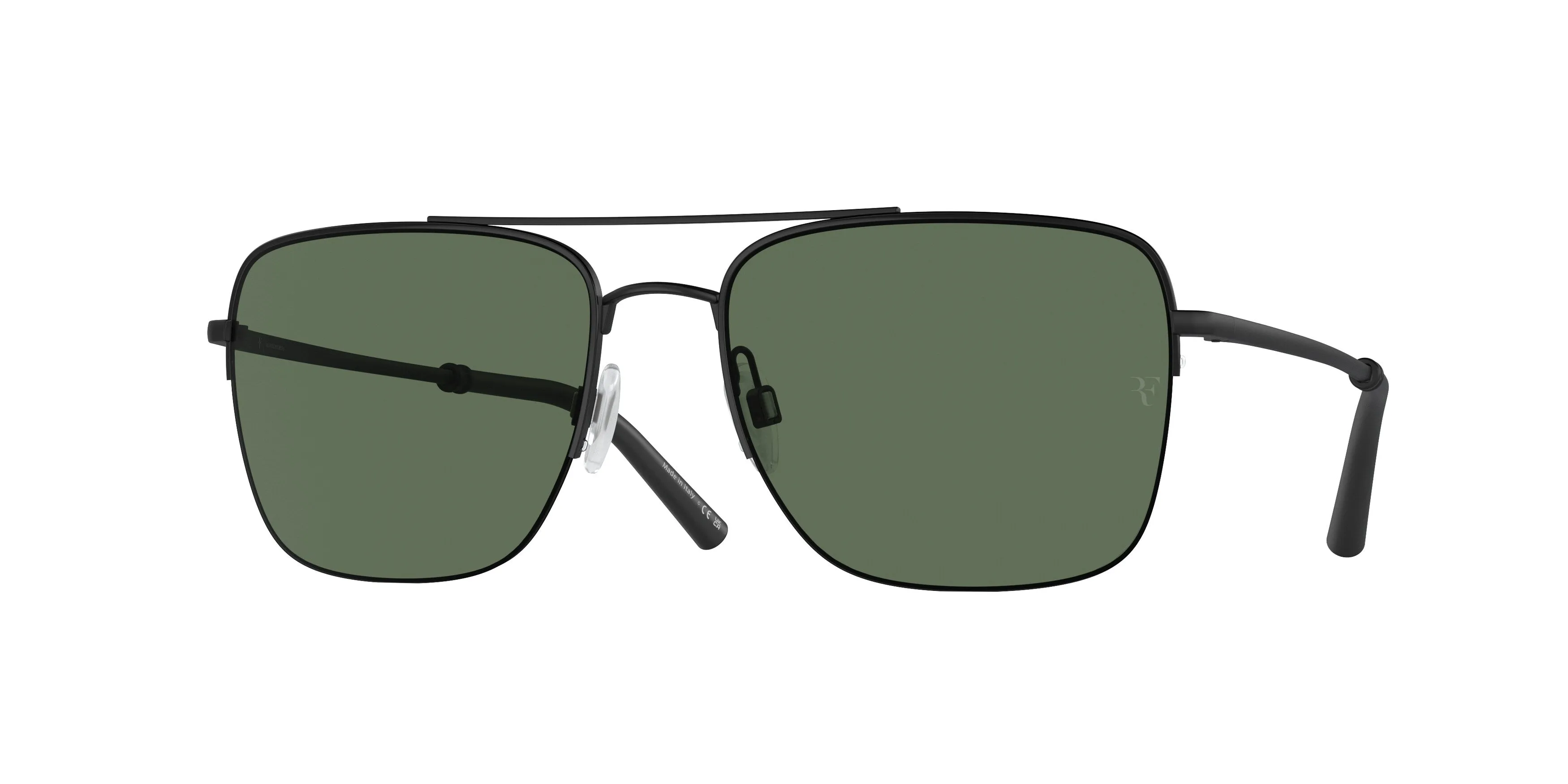 Oliver Peoples OV1343S R-2 50629A Occhiali da sole Metallo Nero Verde G15 Pilot Polarizzata - immagine 1