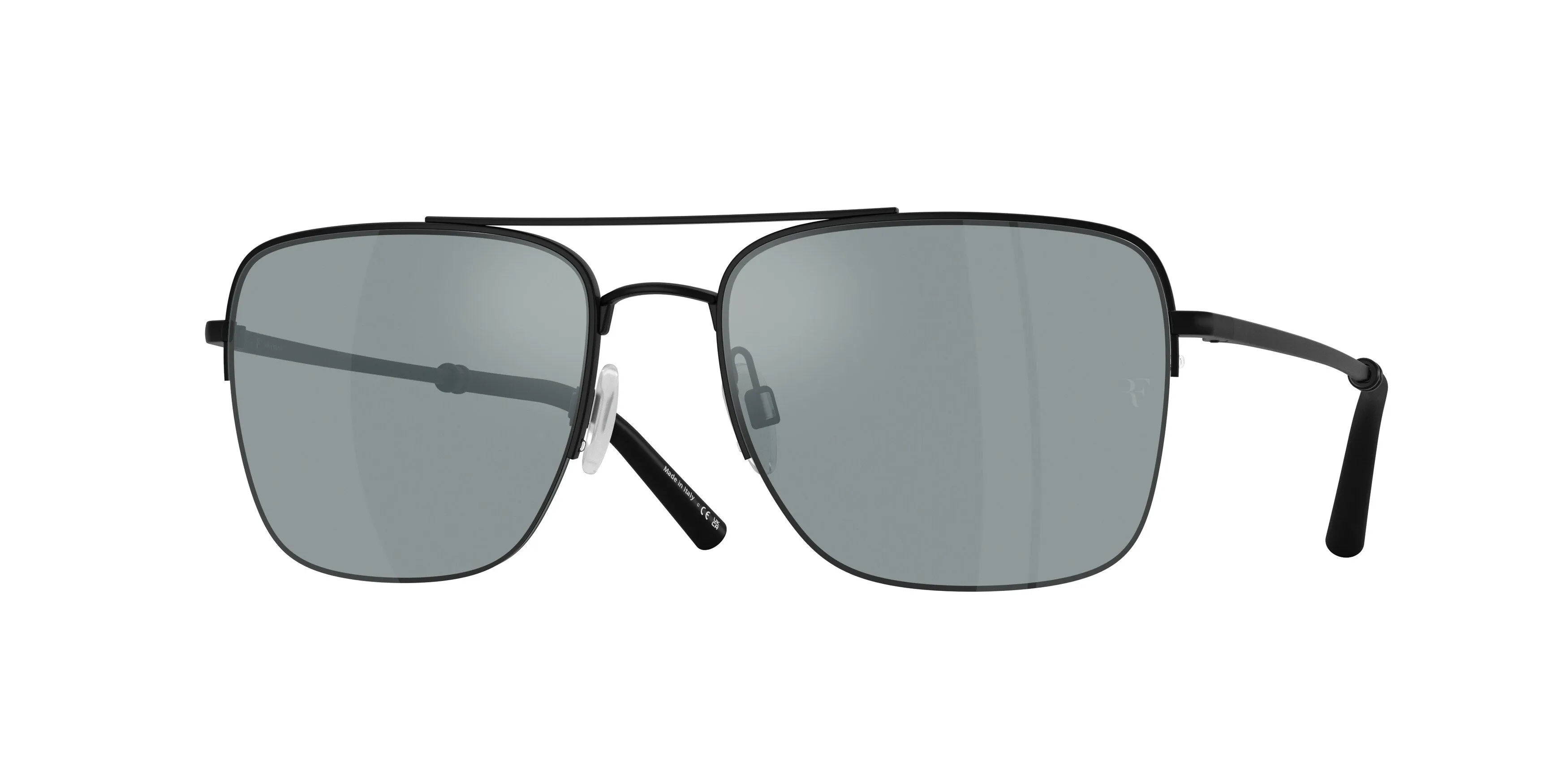 Oliver Peoples OV1343S R-2 50626G Occhiali da sole Metallo Nero Grigio Pilot Polarizzata - immagine 1