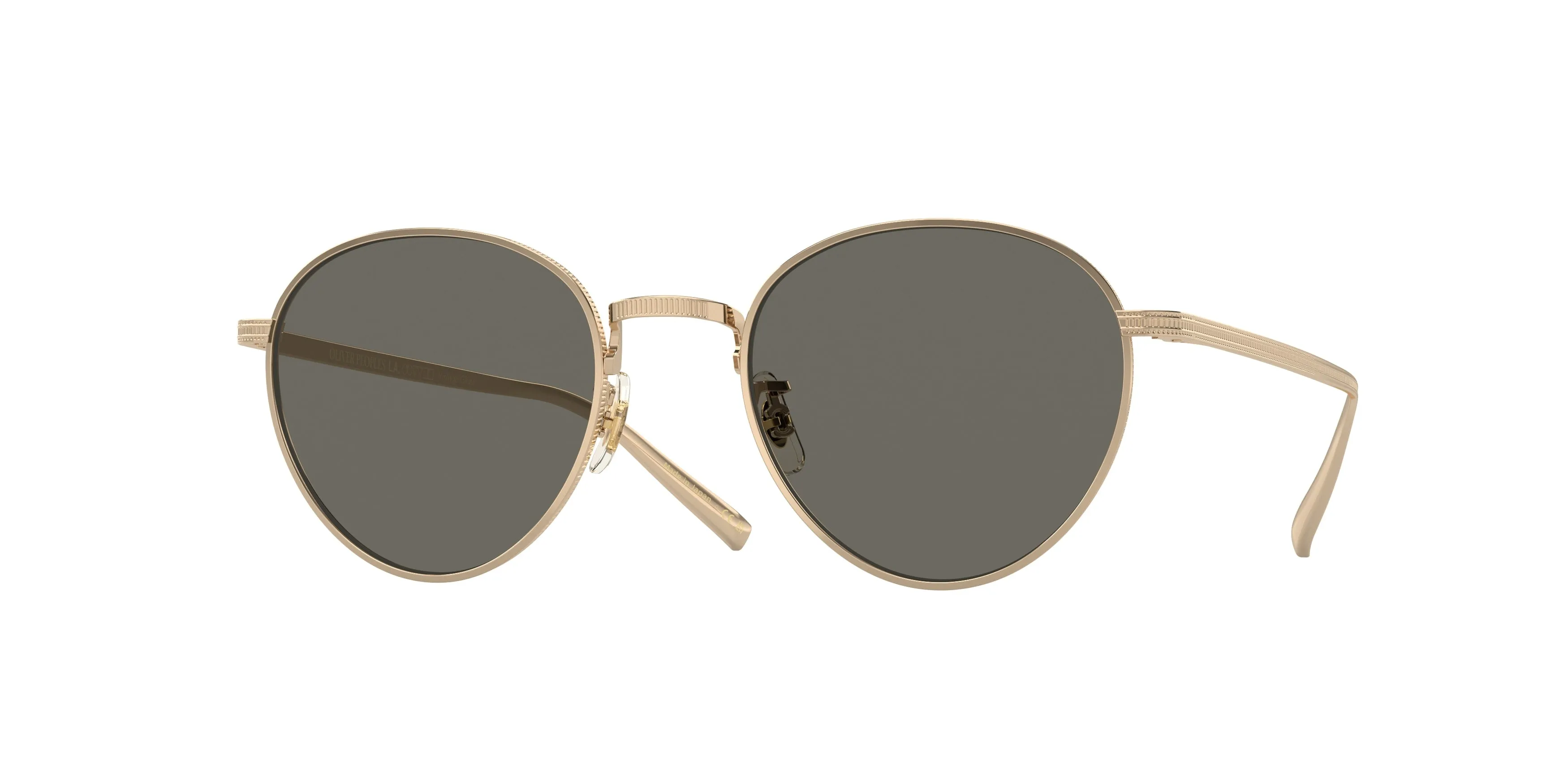 Oliver Peoples OV1336ST RHYDIAN 5035R5 Occhiali da sole Titanio Oro Grigio Pantos Normale - immagine 1