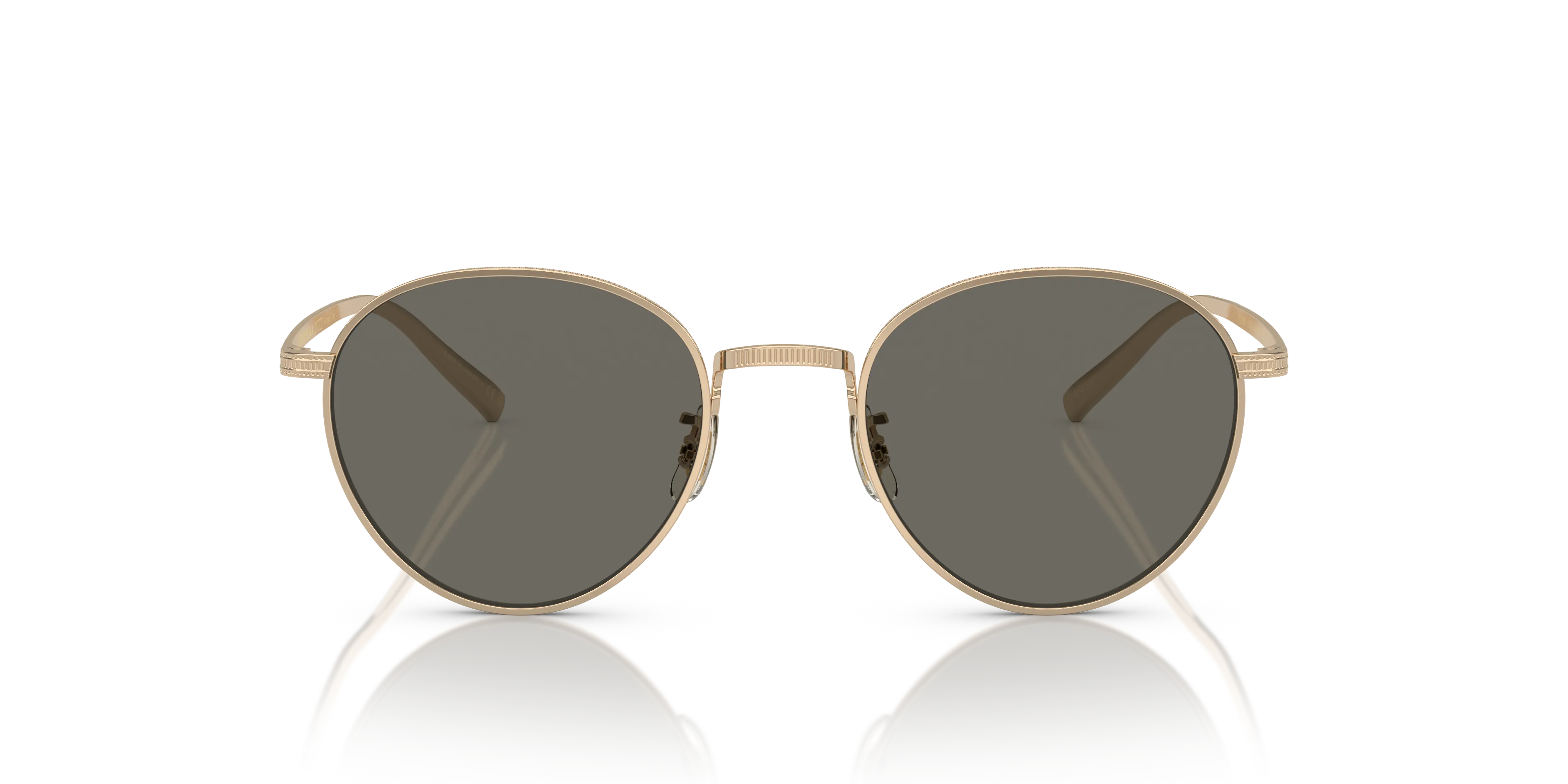 Oliver Peoples OV1336ST RHYDIAN 5035R5 Occhiali da sole Titanio Oro Grigio Pantos Normale - immagine 3