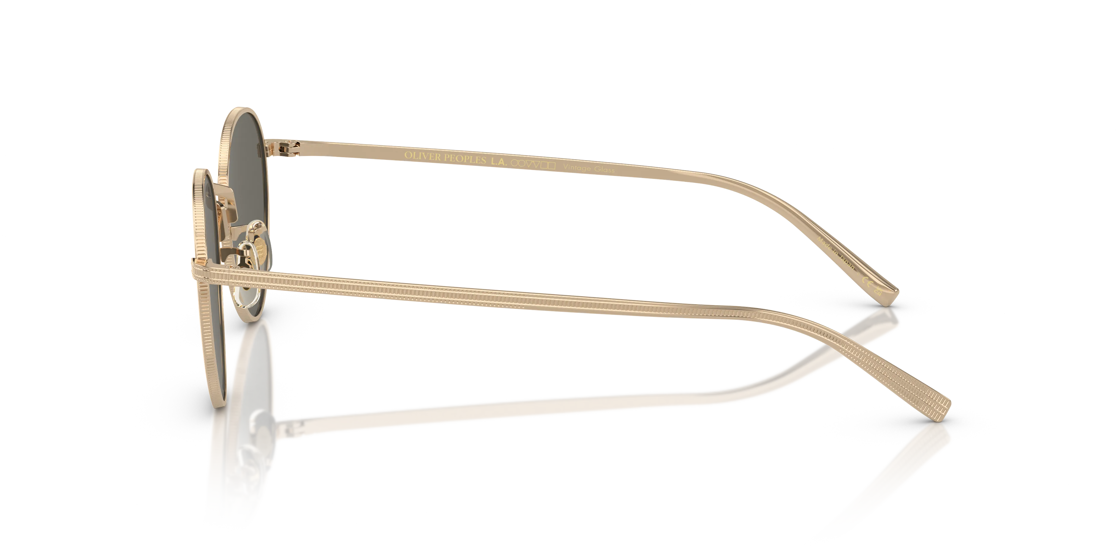 Oliver Peoples OV1336ST RHYDIAN 5035R5 Occhiali da sole Titanio Oro Grigio Pantos Normale - immagine 4