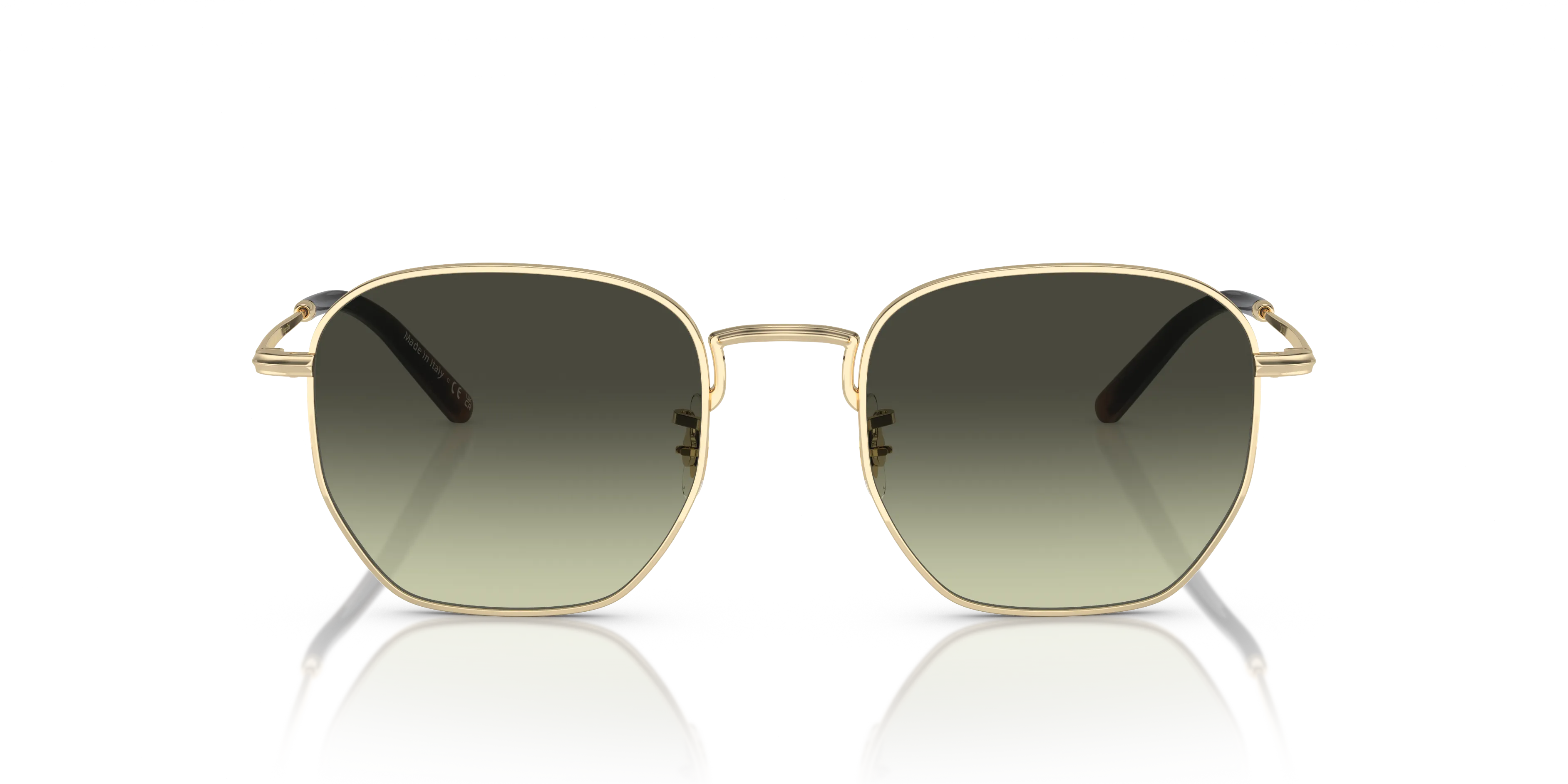 Oliver Peoples OV1331S KIERNEY SUN 5035BH Occhiali da sole Metallo Oro Verde G15 Squadrata Normale - immagine 3
