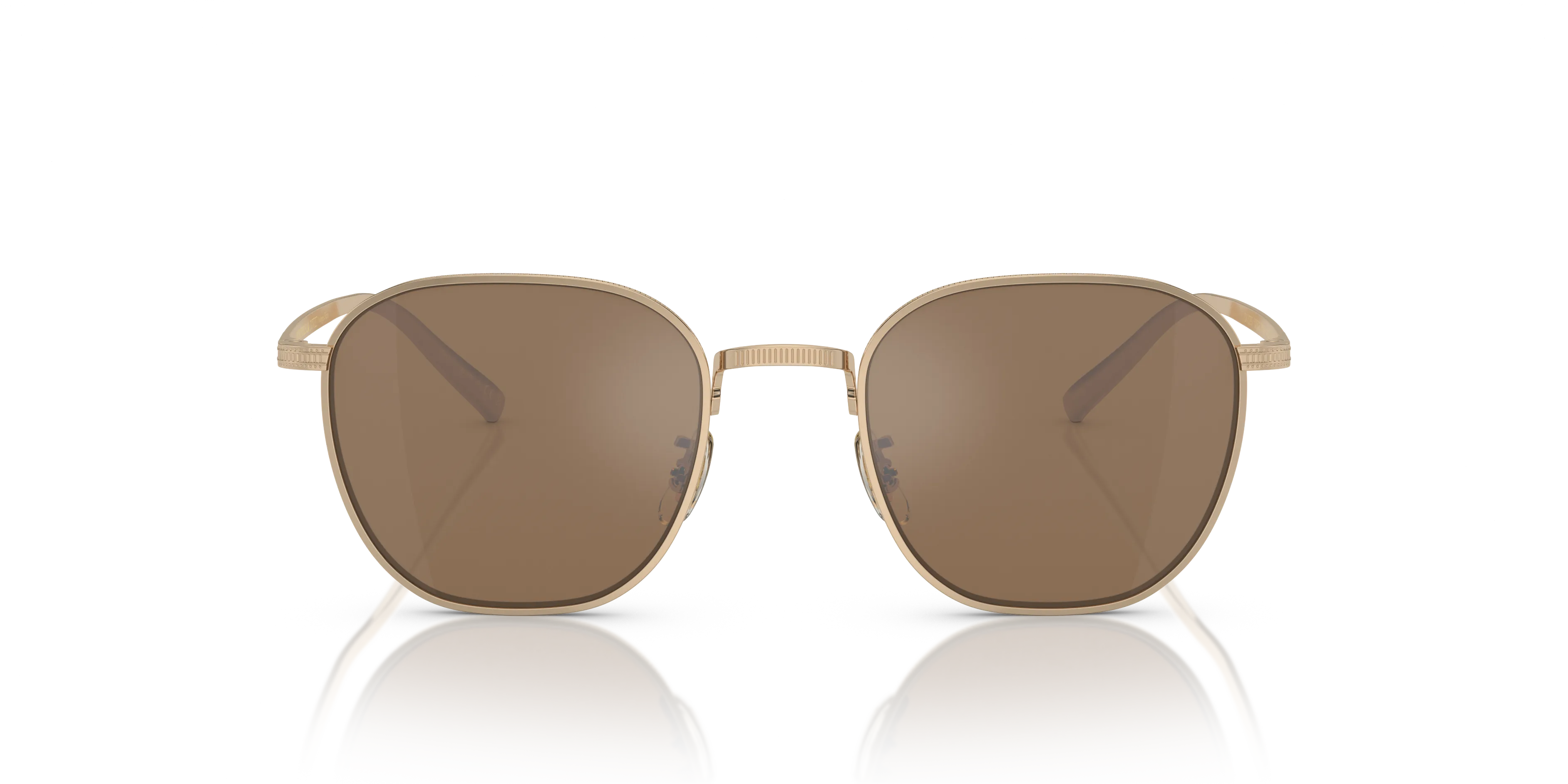 Oliver Peoples OV1329ST RYNN 5035G8 Occhiali da sole Titanio Oro Arancione Squadrata Normale - immagine 3