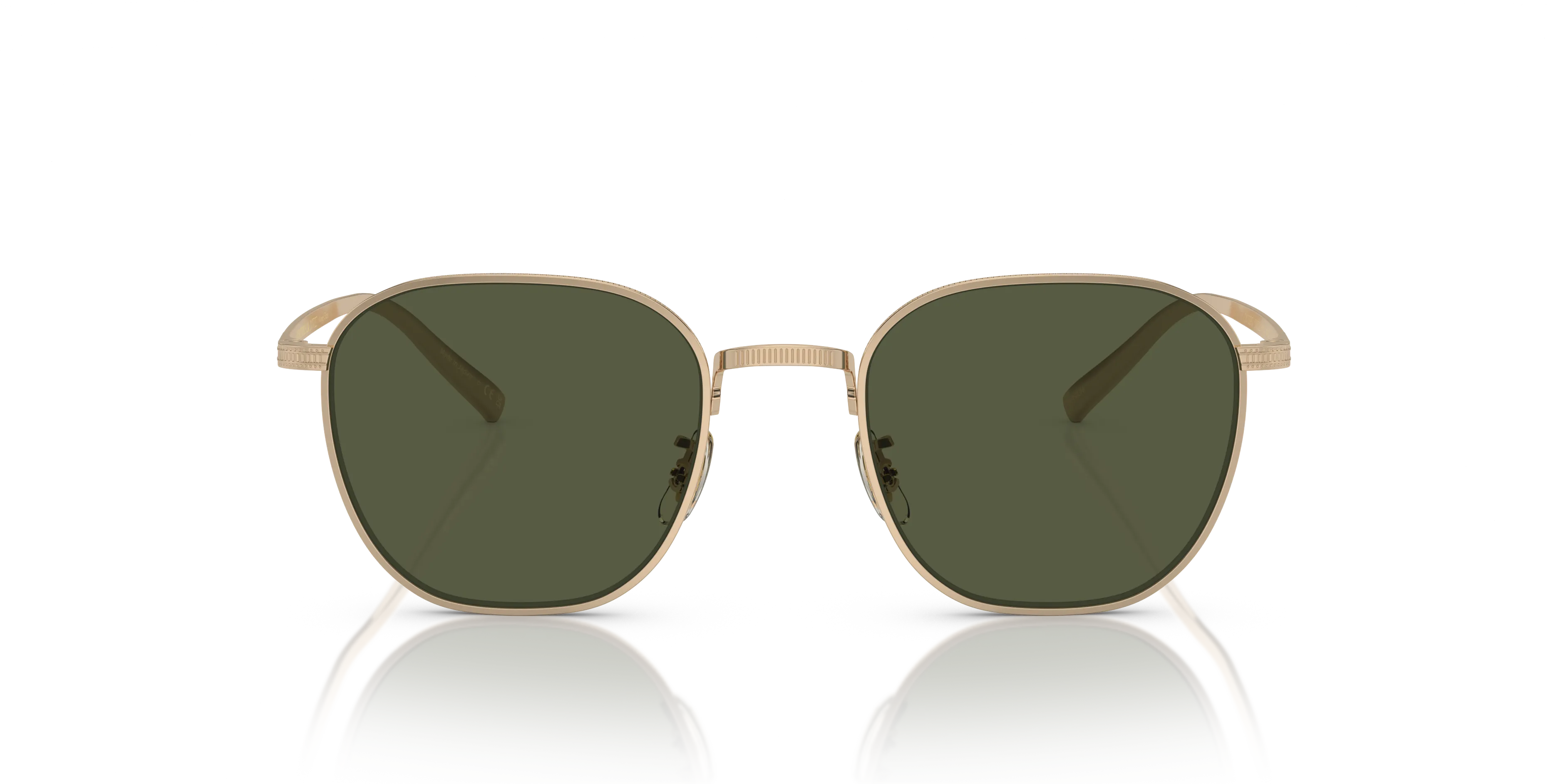 Oliver Peoples OV1329ST RYNN 503552 Occhiali da sole Titanio Oro Verde G15 Squadrata Normale - immagine 3