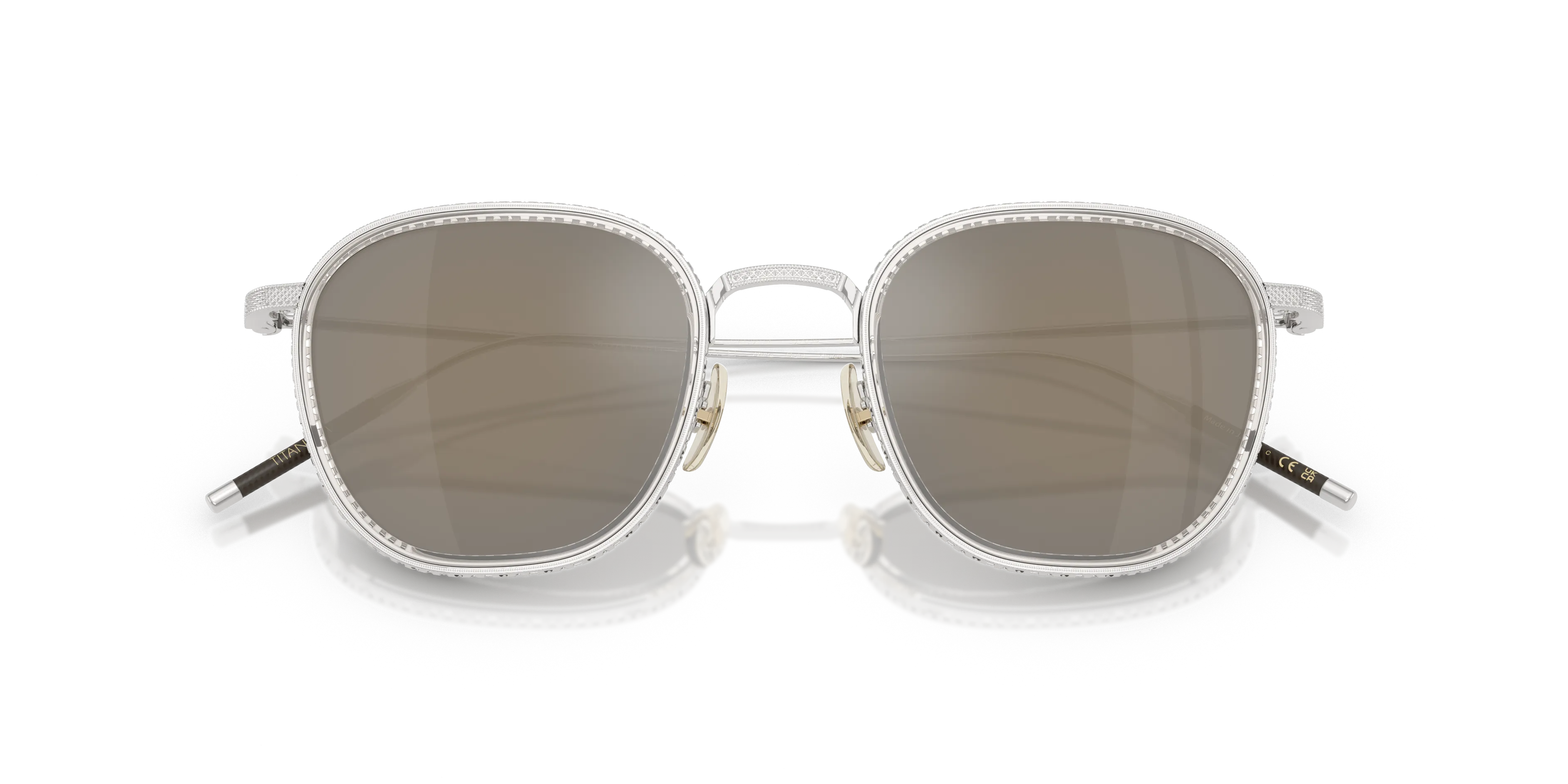 Oliver Peoples OV1321ST TK-9 SUN 527639 Occhiali da sole Titanio Grigio Grigio Squadrata Normale - immagine 2