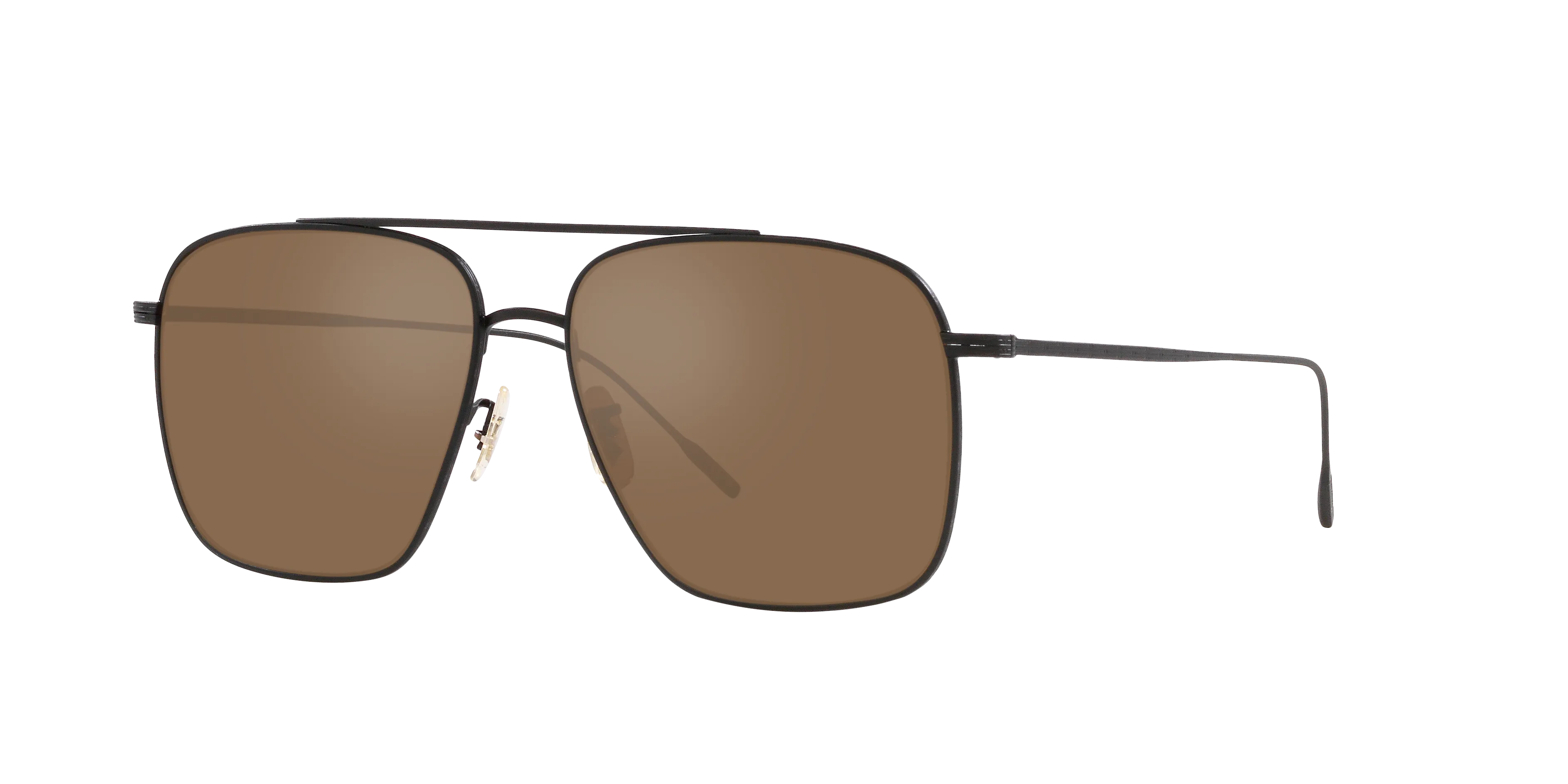 Oliver Peoples OV1320ST DRESNER 5062G8 Occhiali da sole Titanio Nero Arancione Pilot Normale - immagine 1