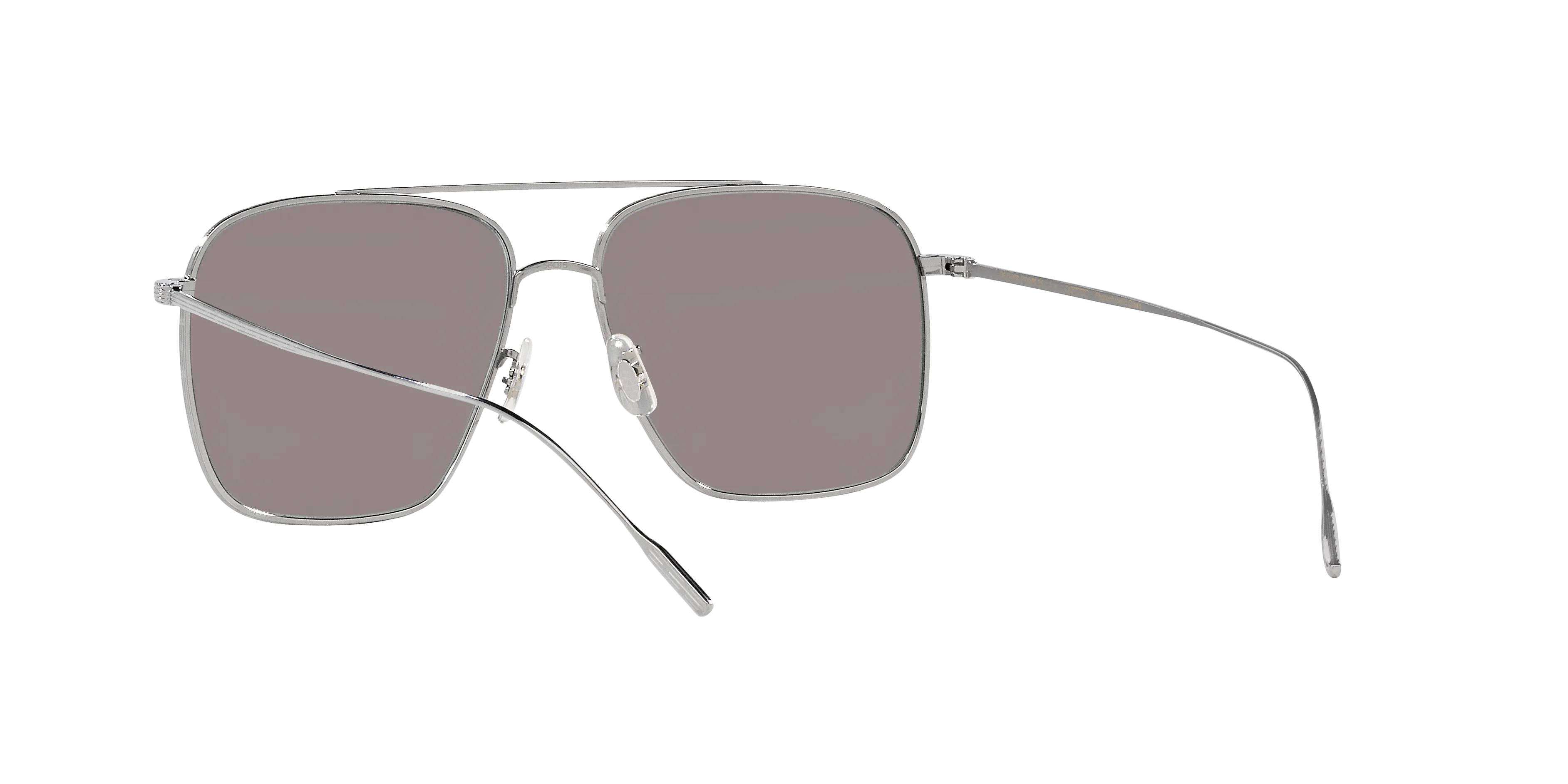 Oliver Peoples OV1320ST DRESNER 50365D Occhiali da sole Titanio Argento Marrone Pilot Fotocromatiche - immagine 4
