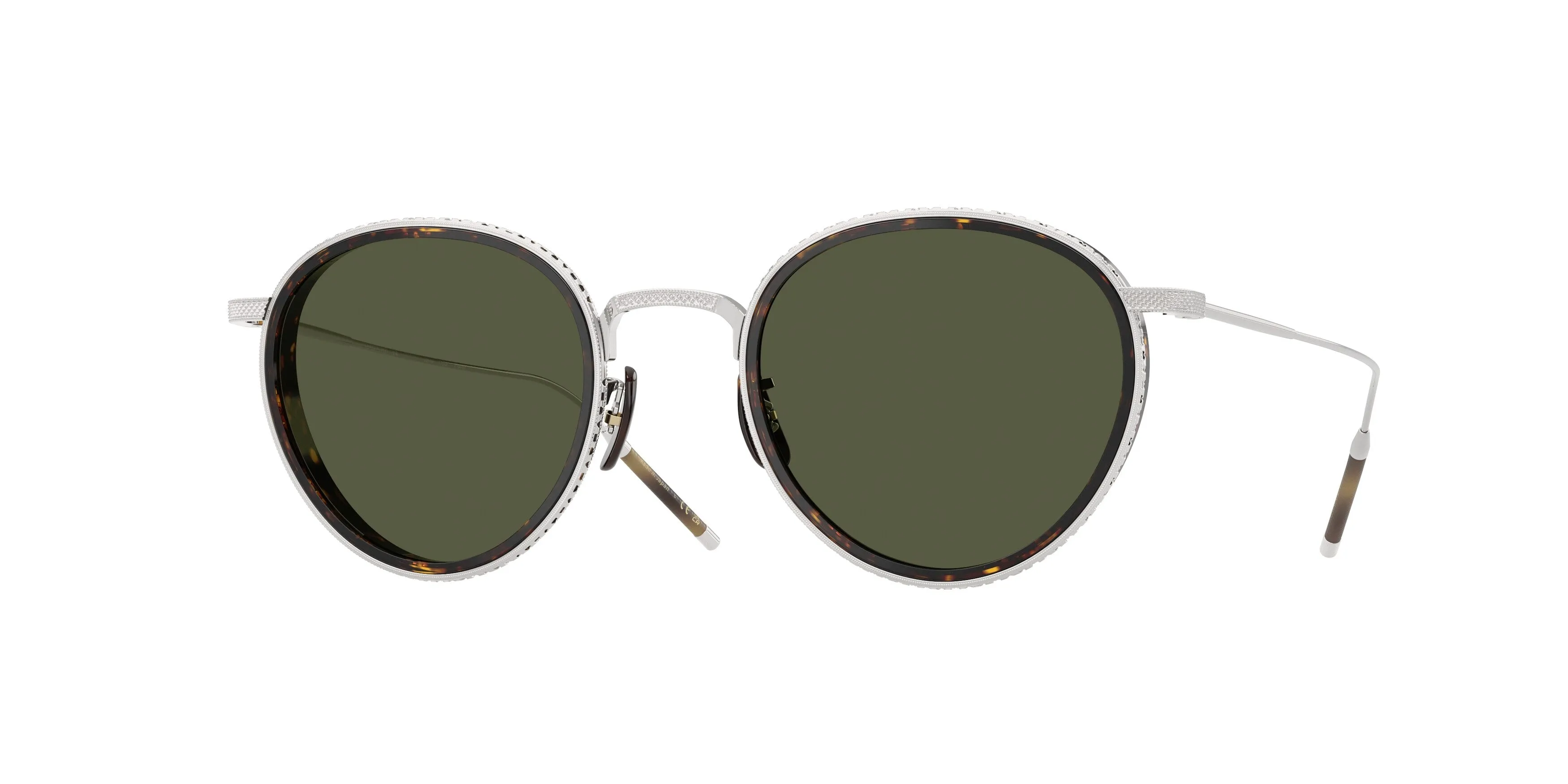Oliver Peoples OV1318ST TK-8 SUN 527652 Occhiali da sole Titanio Grigio Verde G15 Pantos Normale - immagine 1
