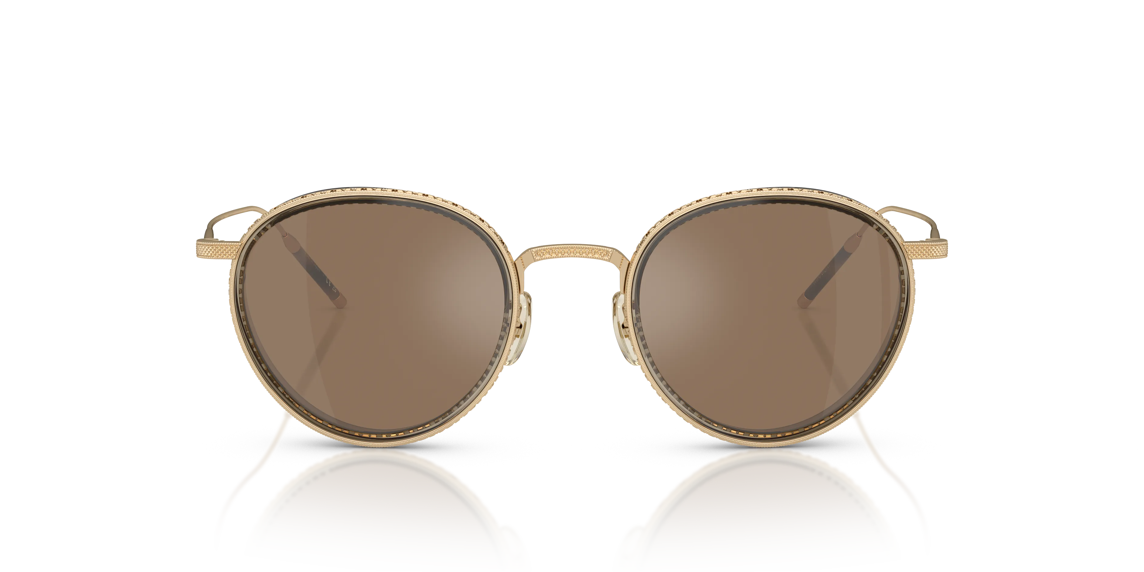 Oliver Peoples OV1318ST TK-8 SUN 5264G8 Occhiali da sole Titanio Oro Arancione Pantos Normale - immagine 3