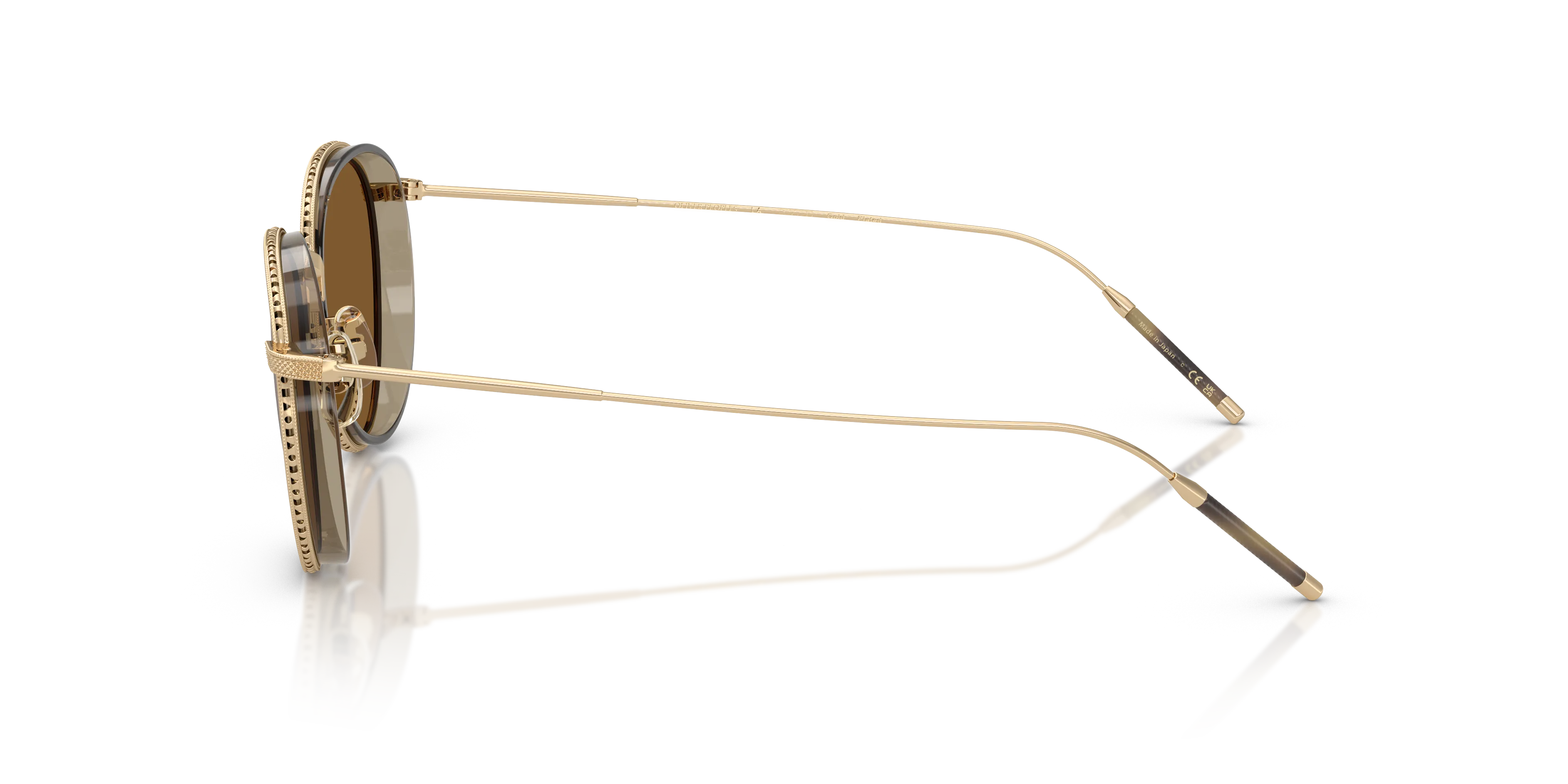 Oliver Peoples OV1318ST TK-8 SUN 5264G8 Occhiali da sole Titanio Oro Arancione Pantos Normale - immagine 4