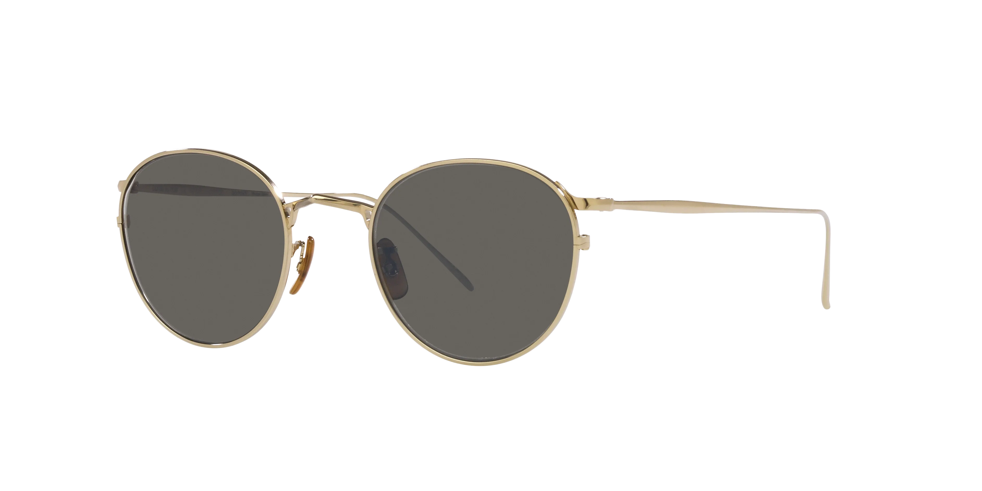 Oliver Peoples OV1311ST G. PONTI-4 5035R5 Occhiali da sole Titanio Oro Grigio Pantos Normale - immagine 1