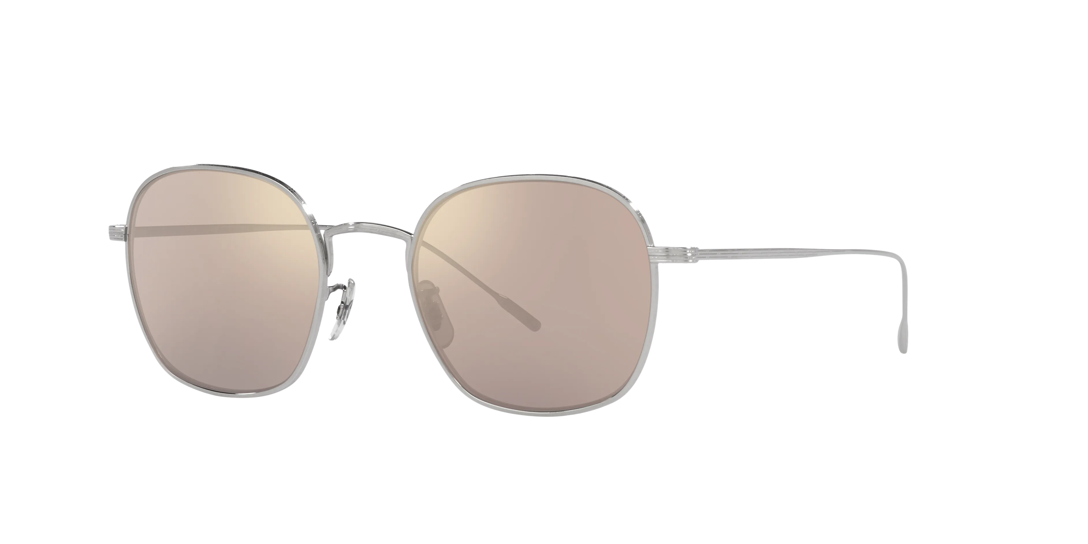 Oliver Peoples OV1307ST ADES 50365D Occhiali da sole Titanio Argento Marrone Squadrata Fotocromatiche - immagine 1