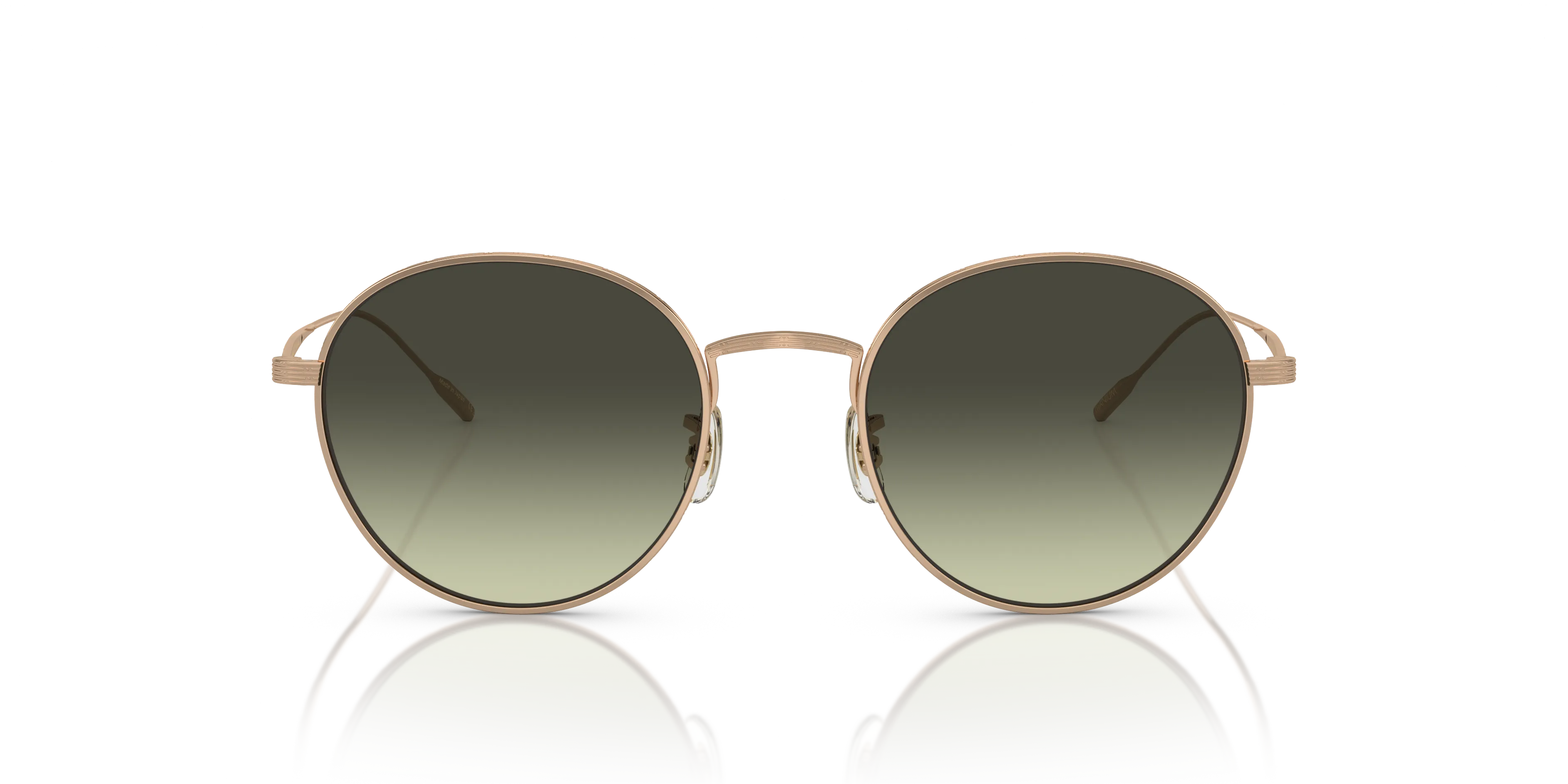 Oliver Peoples OV1306ST ALTAIR 5292BH Occhiali da sole Titanio Oro Verde Pantos Normale Sfumato - immagine 3