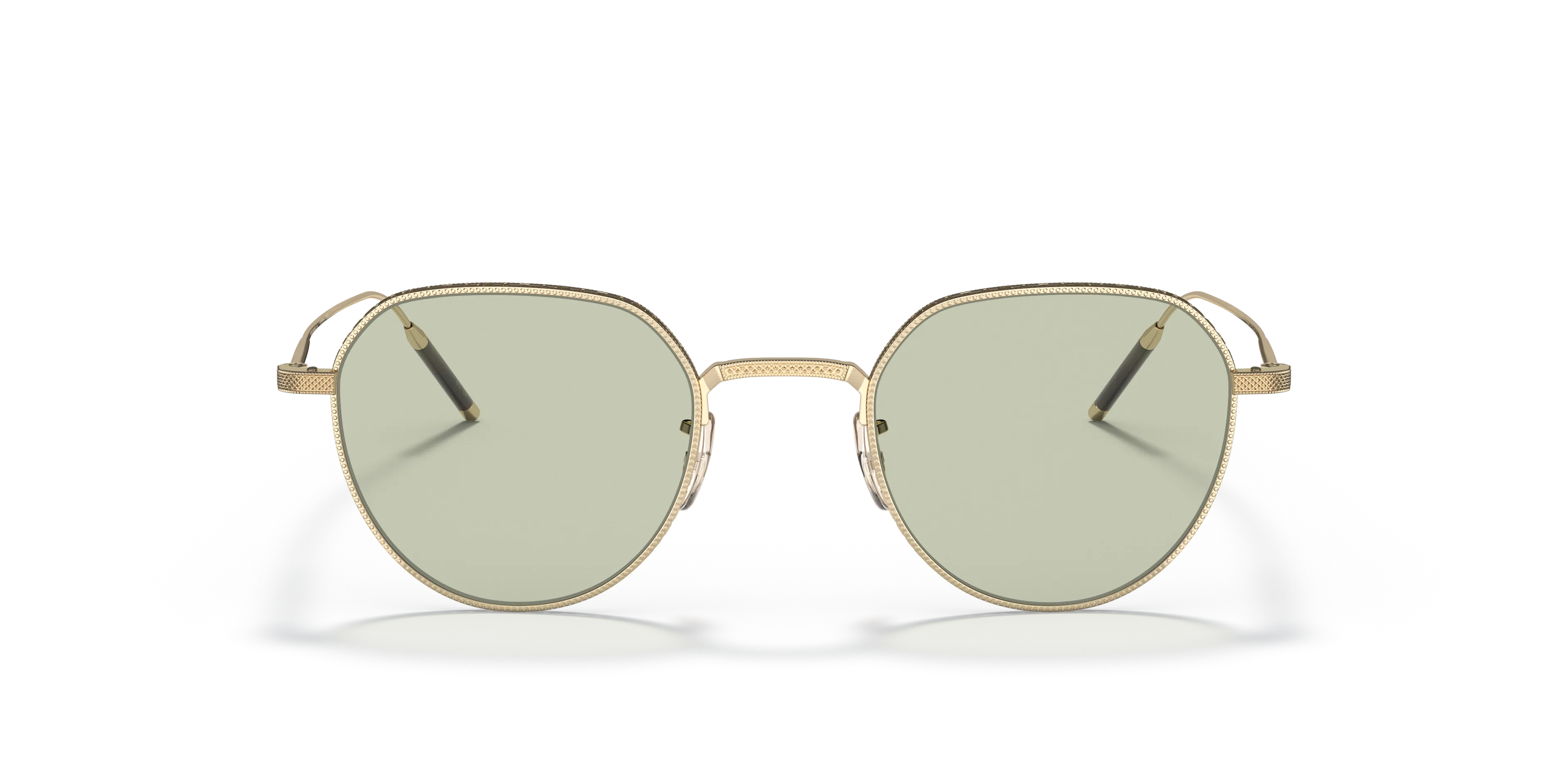 Oliver Peoples OV1298T TK-4 5311 Montature da vista Titanio Oro Verde Pantos Normale - immagine 3