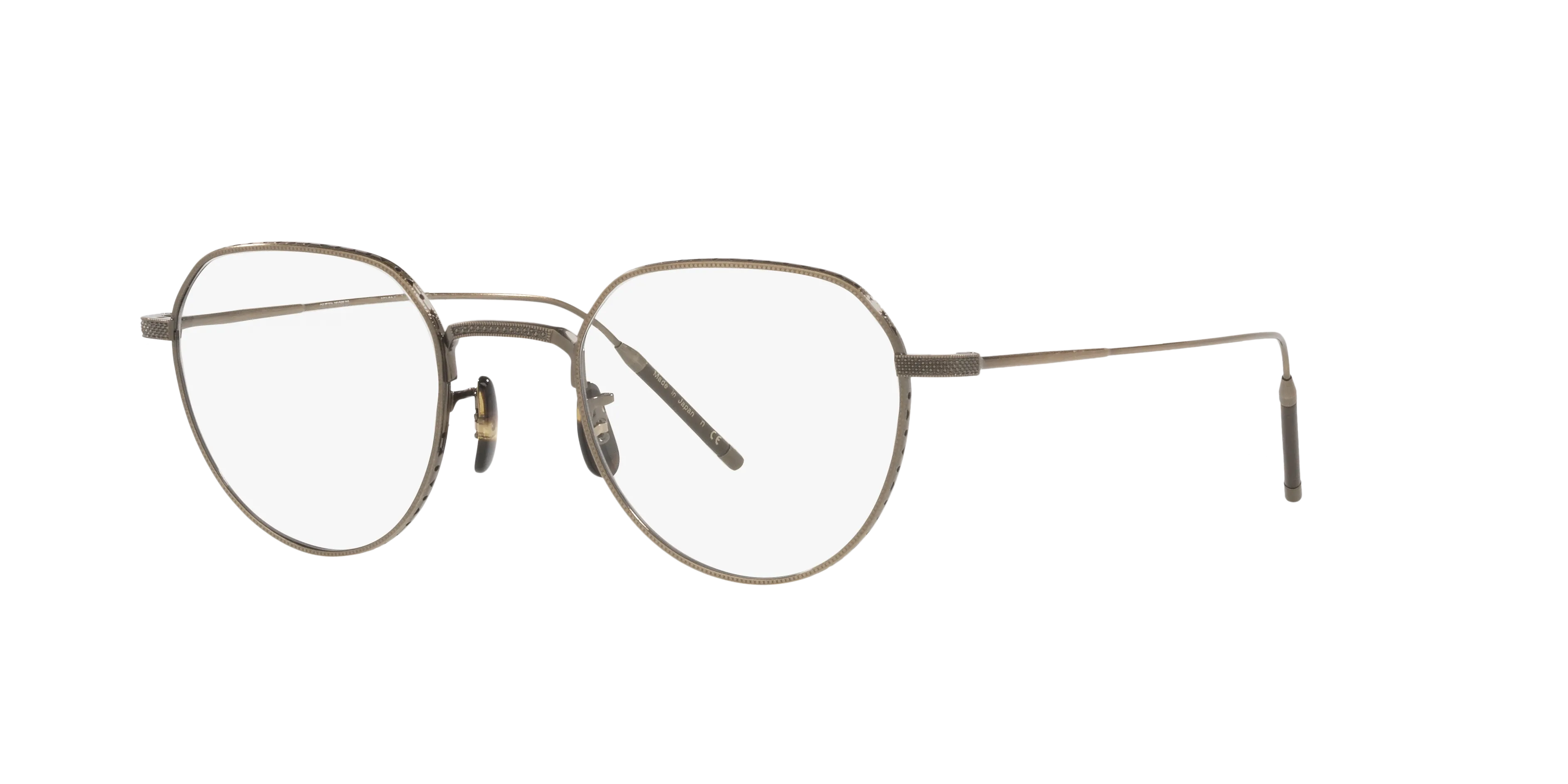 Oliver Peoples OV1298T TK-4 5284 Montature da vista Titanio Oro Trasparente Pantos Normale - immagine 1