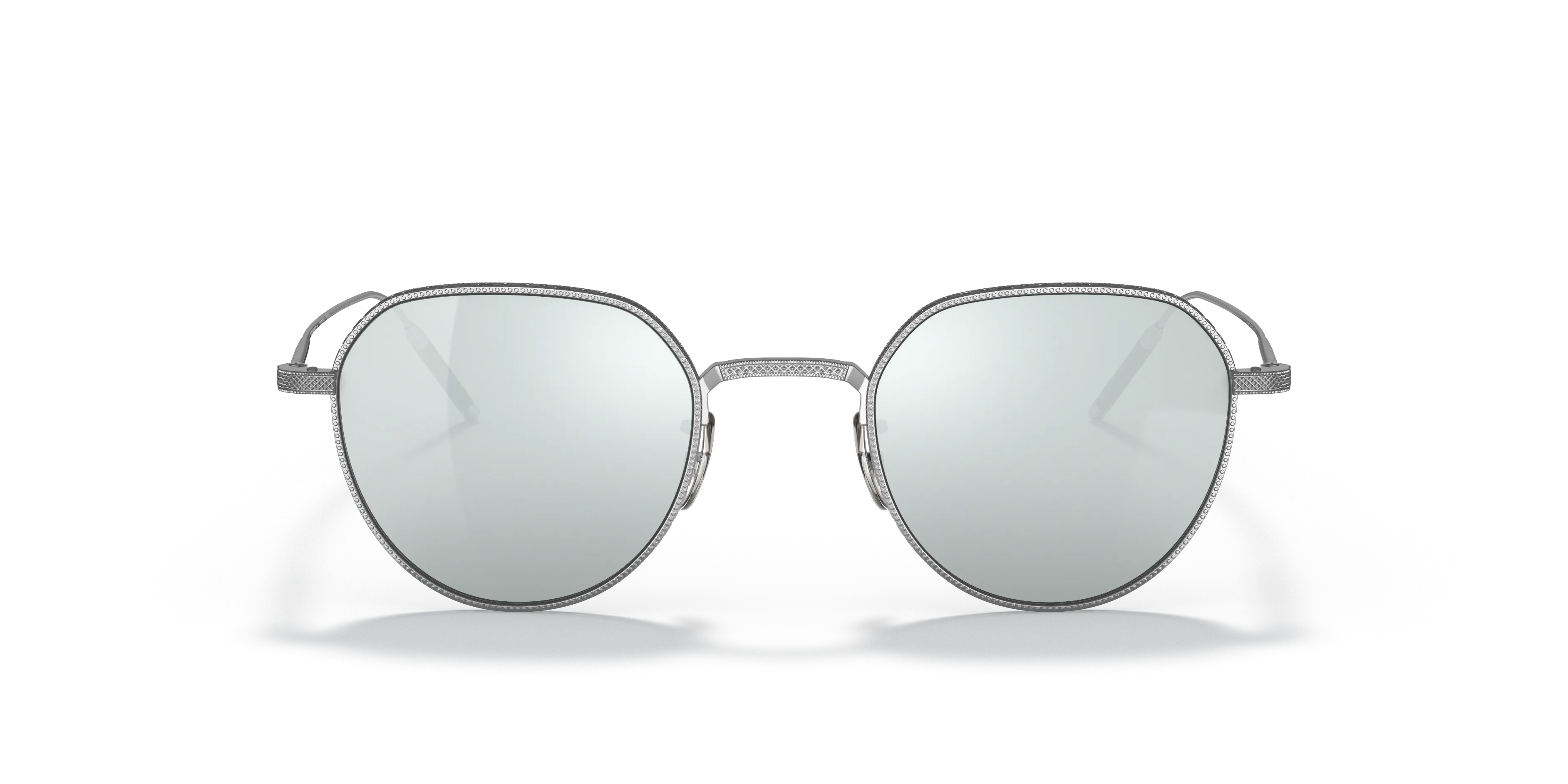 Oliver Peoples OV1298T TK-4 5254 Montature da vista Titanio Argento Blu Pantos Normale - immagine 3