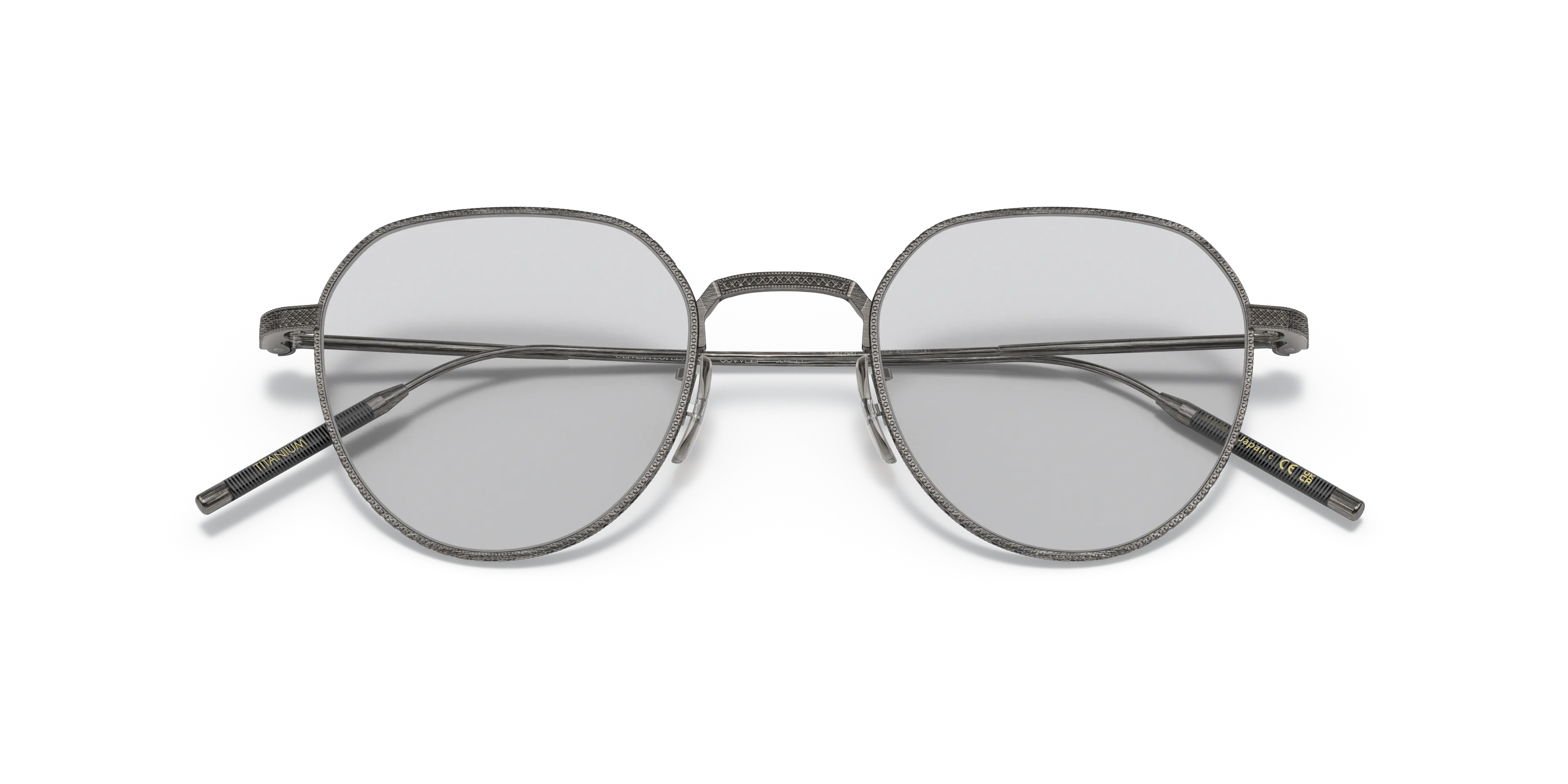 Oliver Peoples OV1298T TK-4 5076 Montature da vista Titanio Grigio Argento Pantos Normale - immagine 2