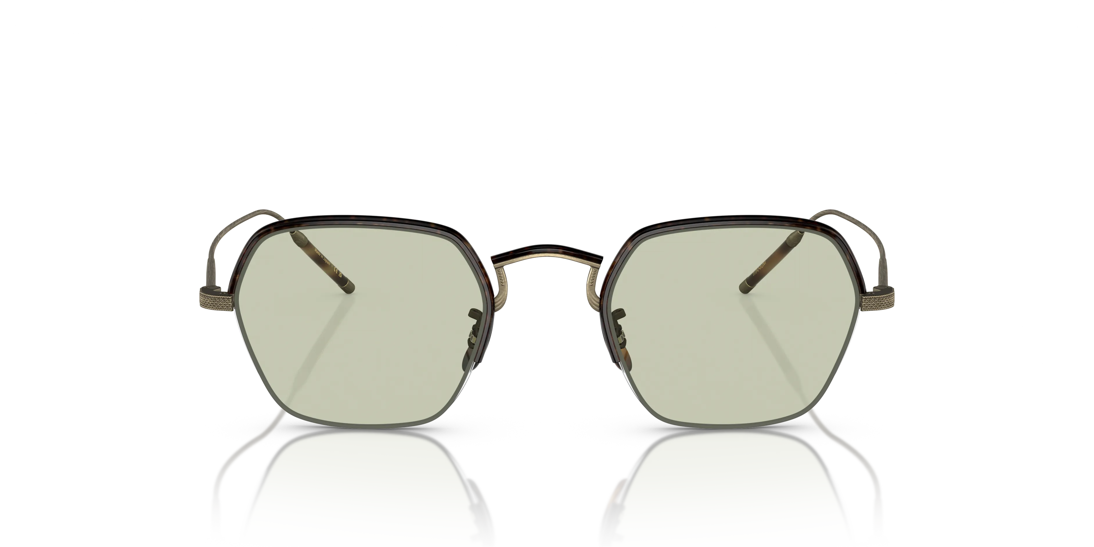 Oliver Peoples OV1291T TK-7 5284 Montature da vista Titanio Oro Verde Squadrata Normale - immagine 3
