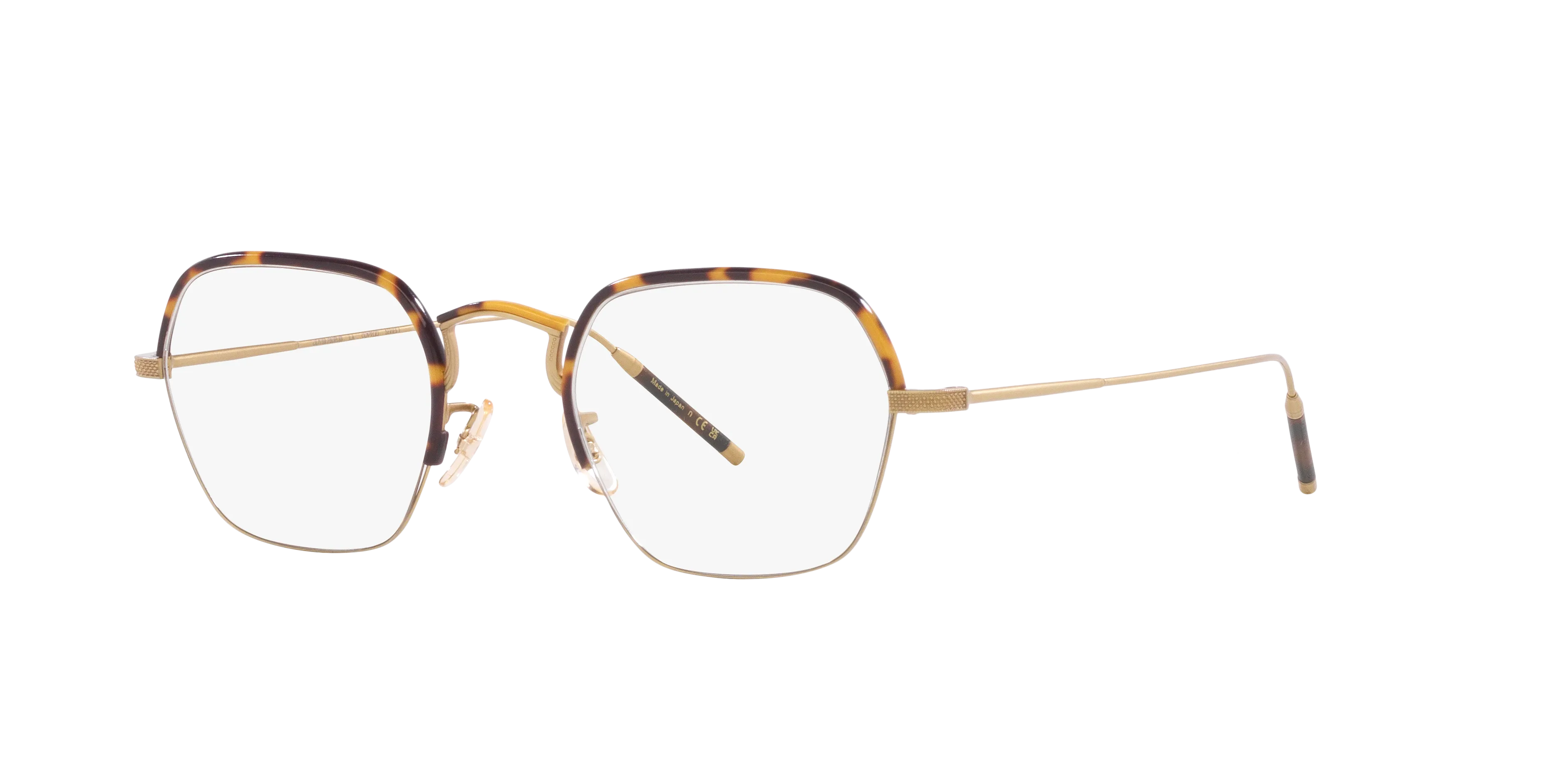 Oliver Peoples OV1291T TK-7 5252 Montature da vista Titanio Oro Trasparente Squadrata Normale - immagine 1