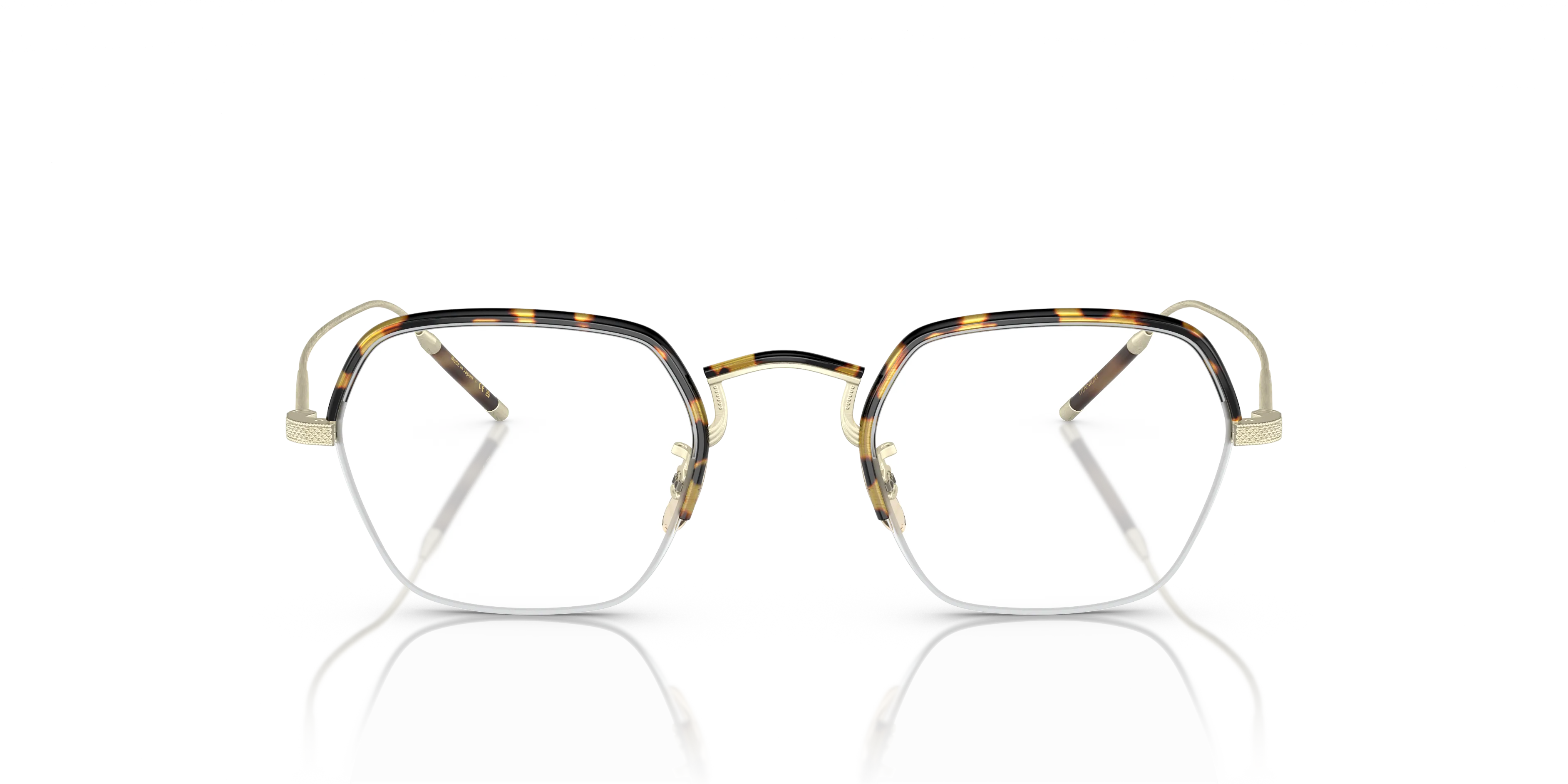 Oliver Peoples OV1291T TK-7 5252 Montature da vista Titanio Oro Trasparente Squadrata Normale - immagine 3