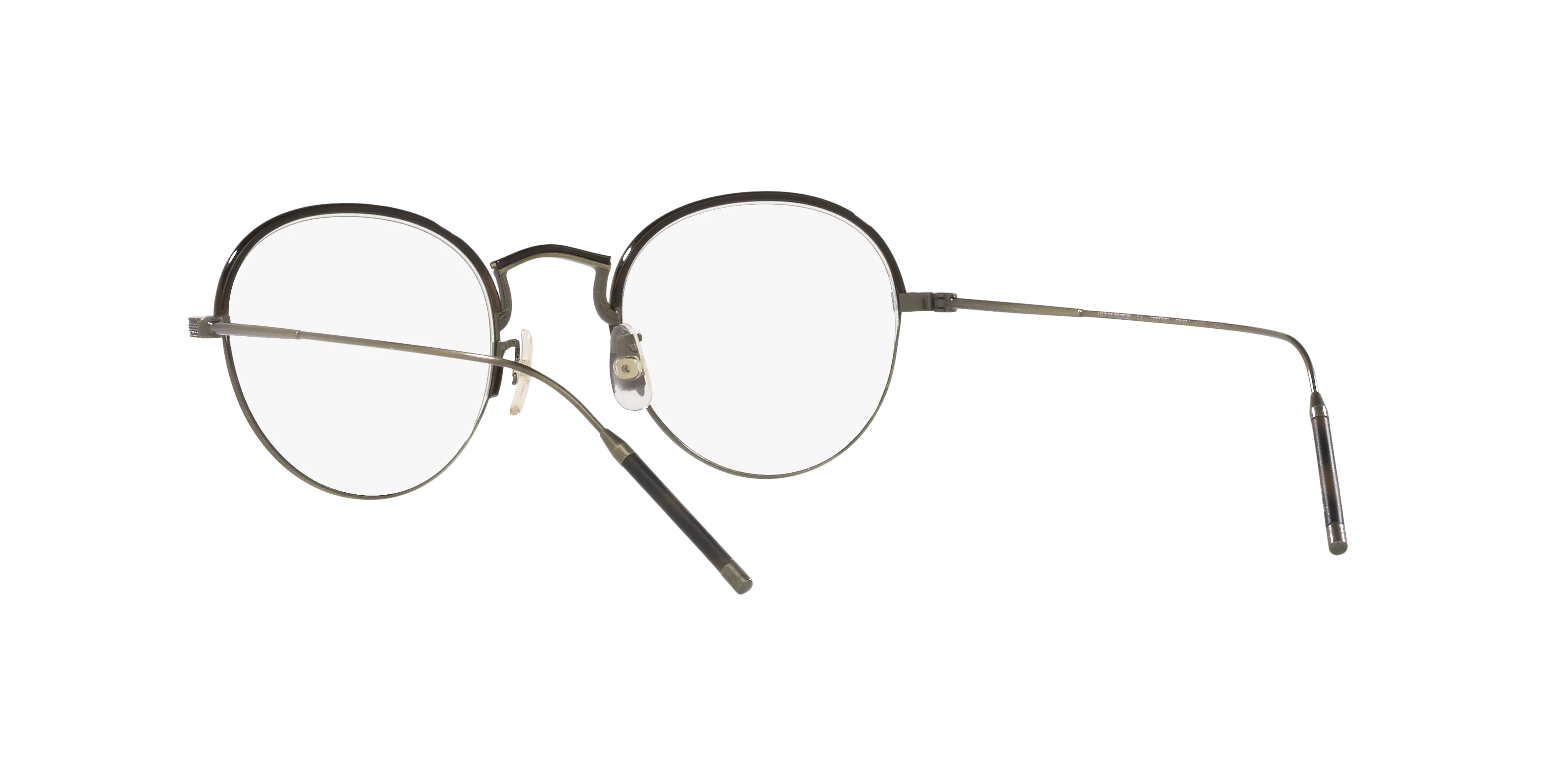Oliver Peoples OV1290T TK-6 5284 Montature da vista Titanio Tartaruga Trasparente Rotonda Normale - immagine 4
