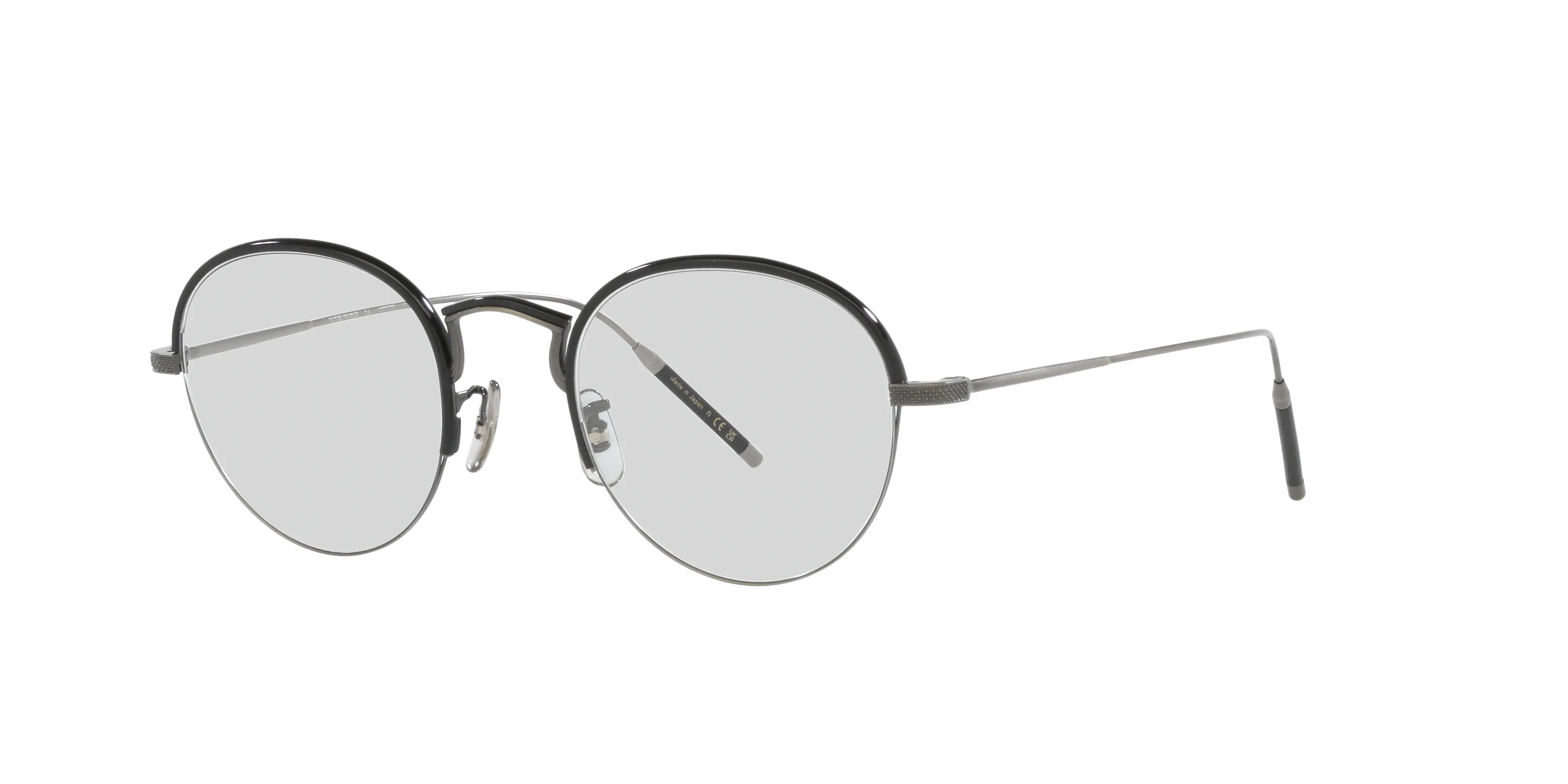 Oliver Peoples OV1290T TK-6 5076 Montature da vista Titanio Grigio Argento Rotonda Normale - immagine 1