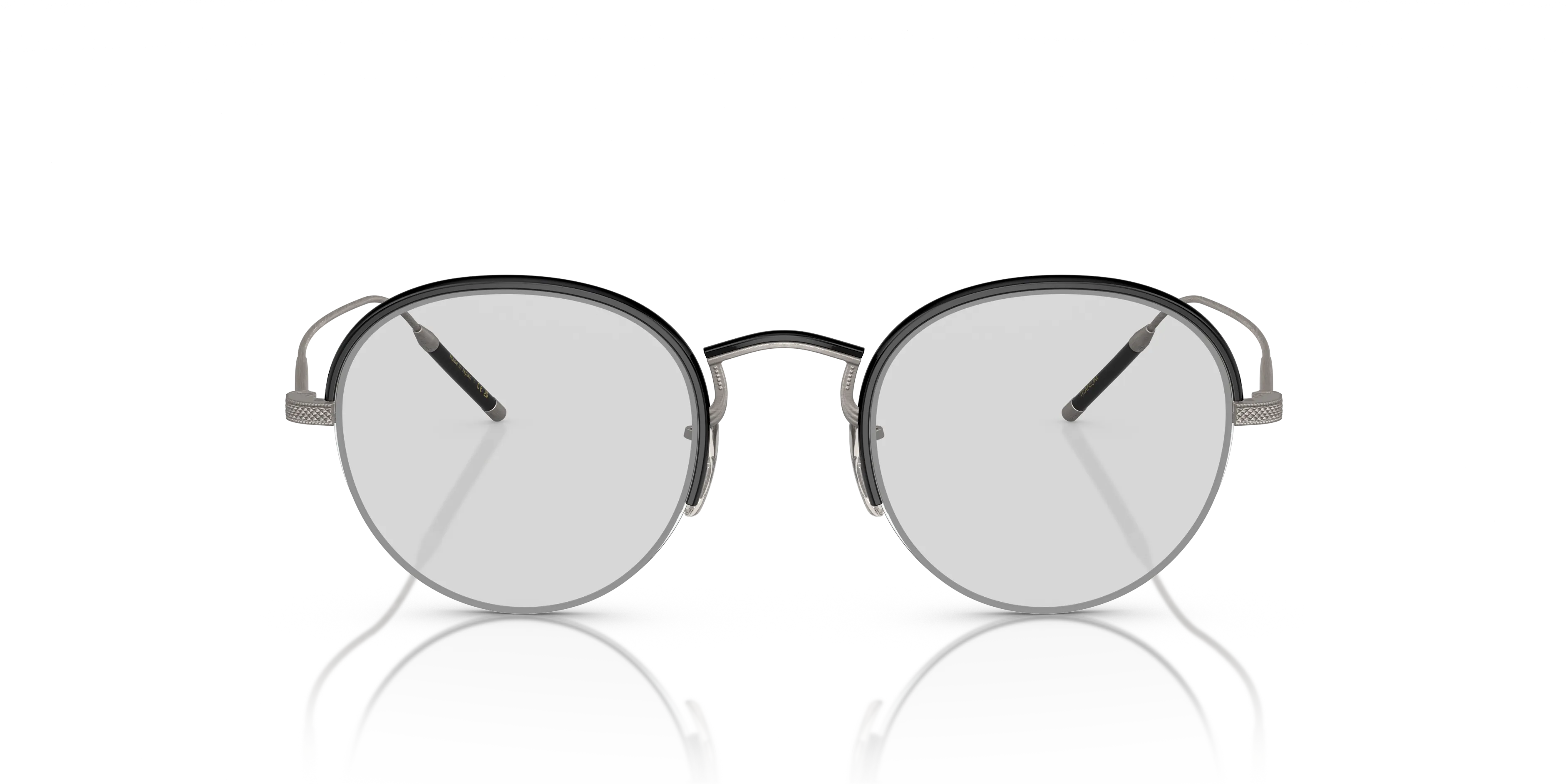 Oliver Peoples OV1290T TK-6 5076 Montature da vista Titanio Grigio Argento Rotonda Normale - immagine 3