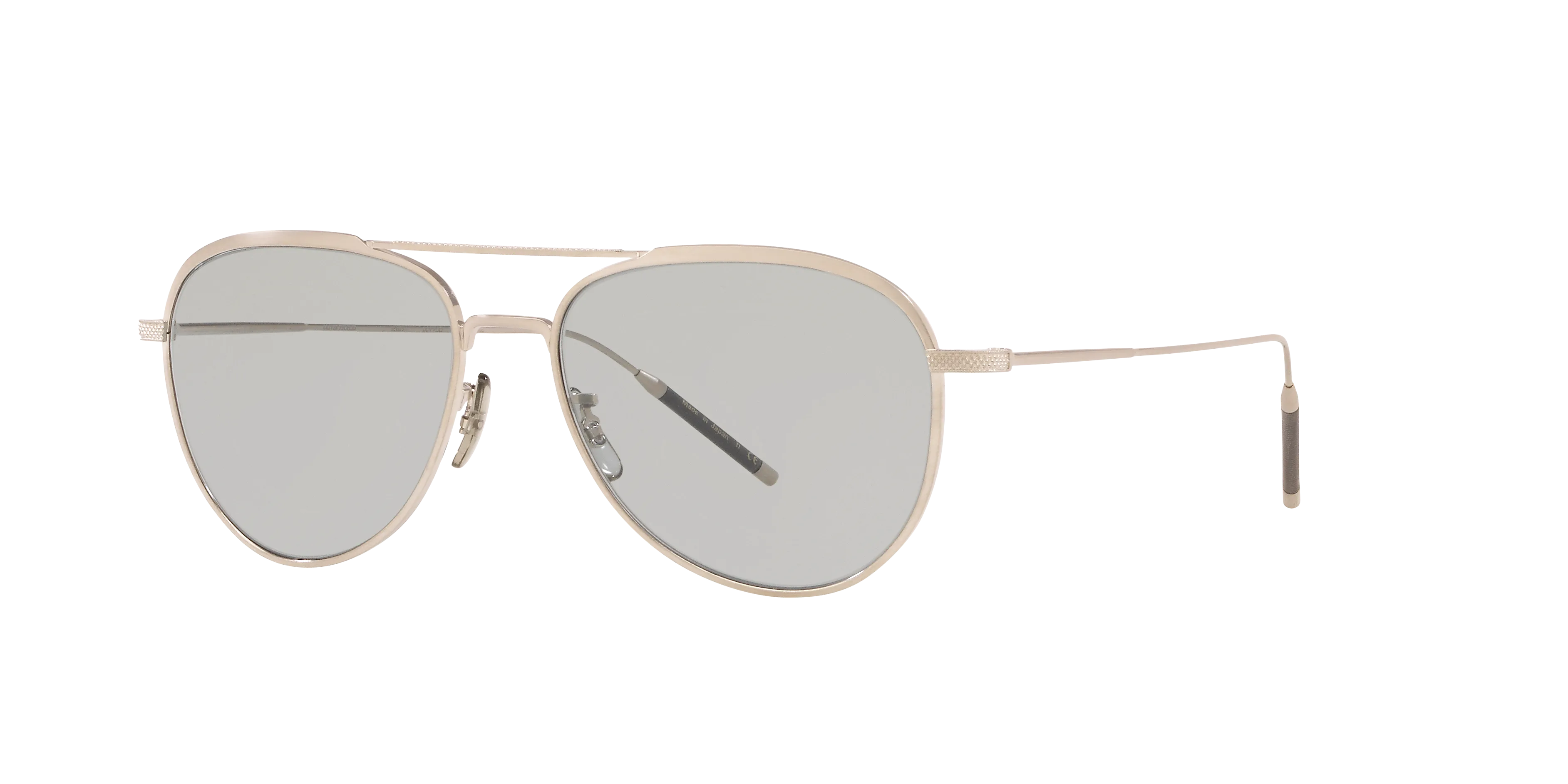 Oliver Peoples OV1276ST TK-3 5254R5 Occhiali da sole Titanio Argento Blu Pilot Fotocromatiche - immagine 1