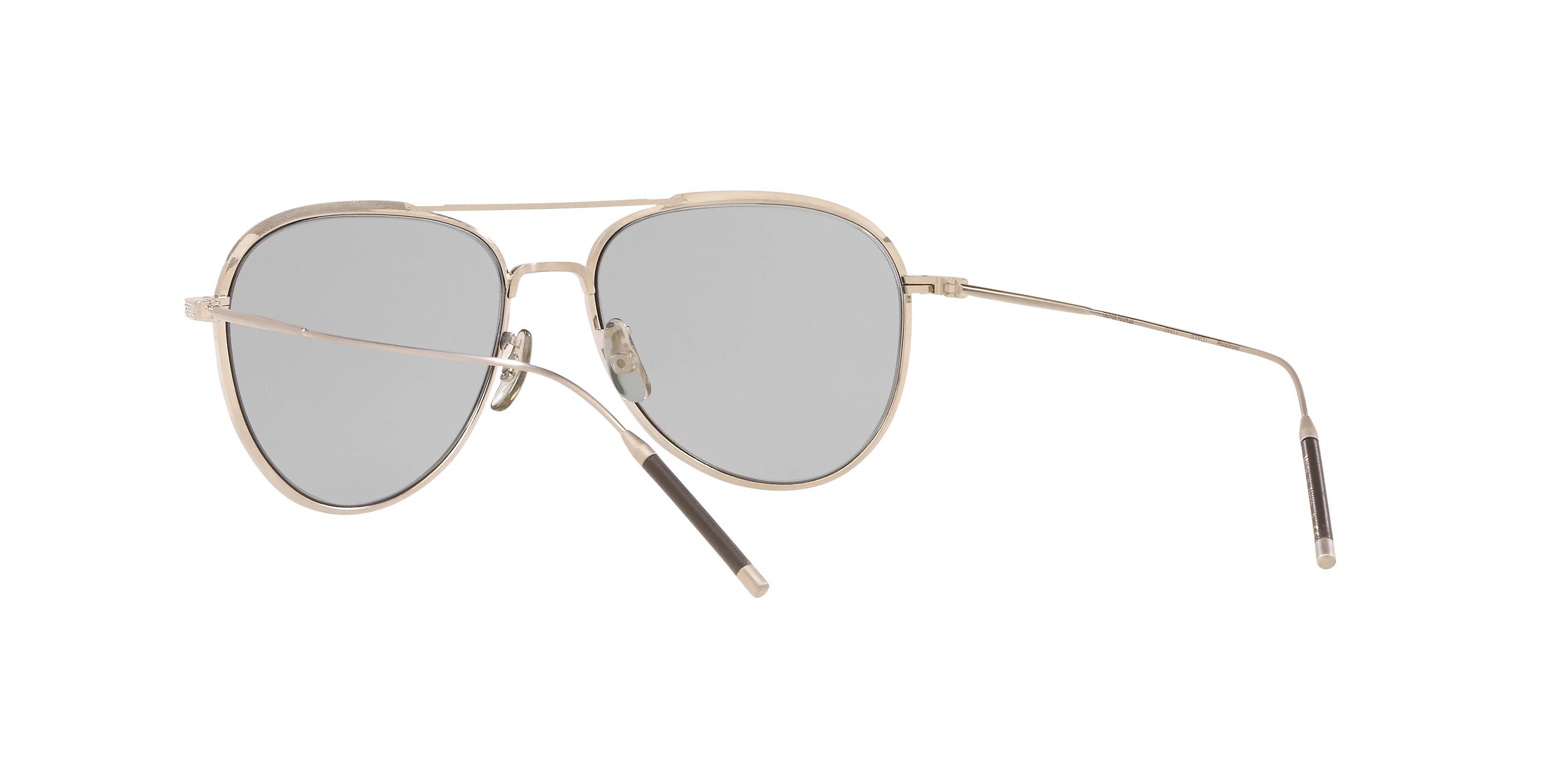 Oliver Peoples OV1276ST TK-3 5254R5 Occhiali da sole Titanio Argento Blu Pilot Fotocromatiche - immagine 4