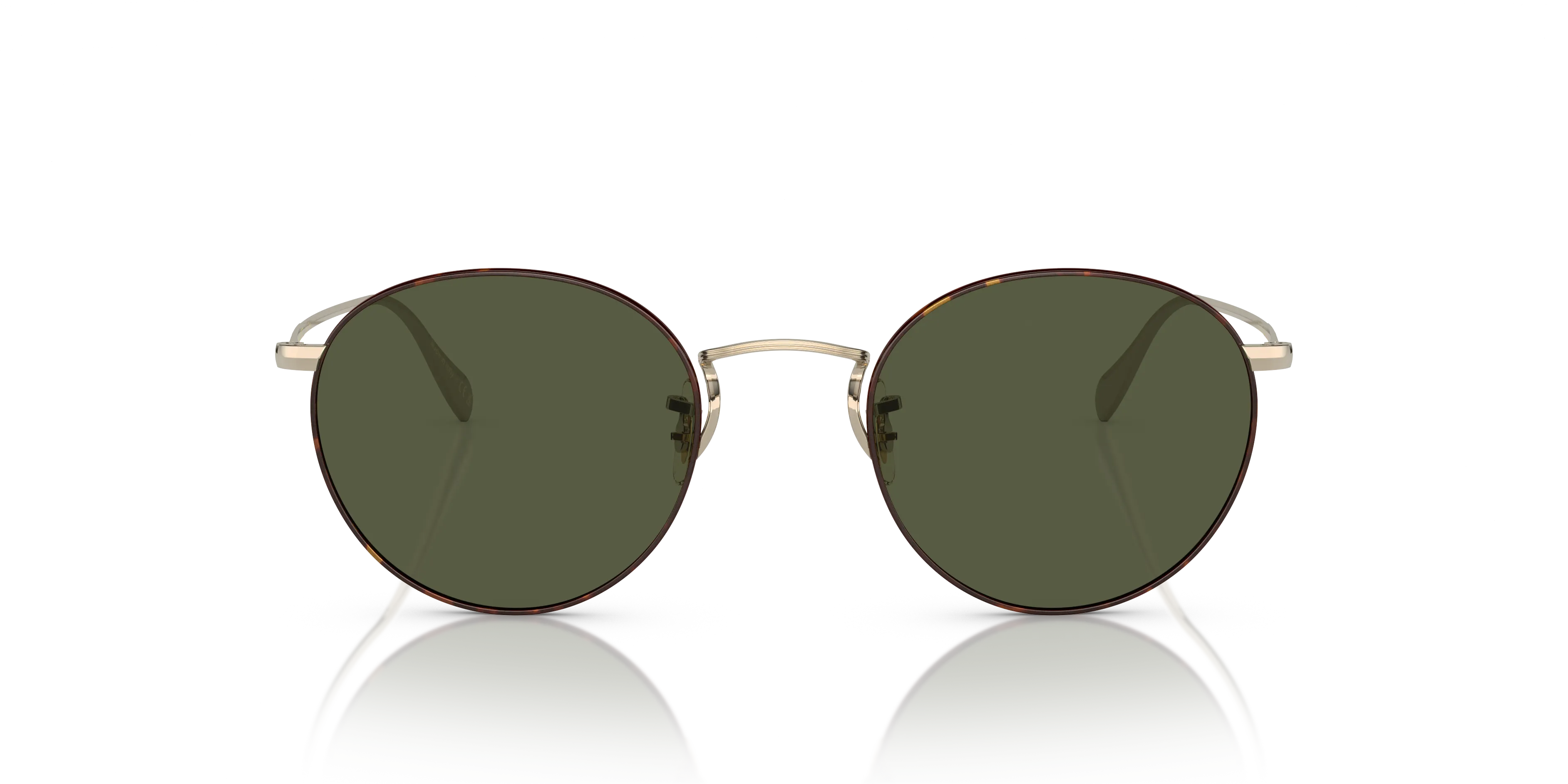 Oliver Peoples OV1186S COLERIDGE SUN 530552 Occhiali da sole Metallo Oro Verde G15 Pantos Normale - immagine 3