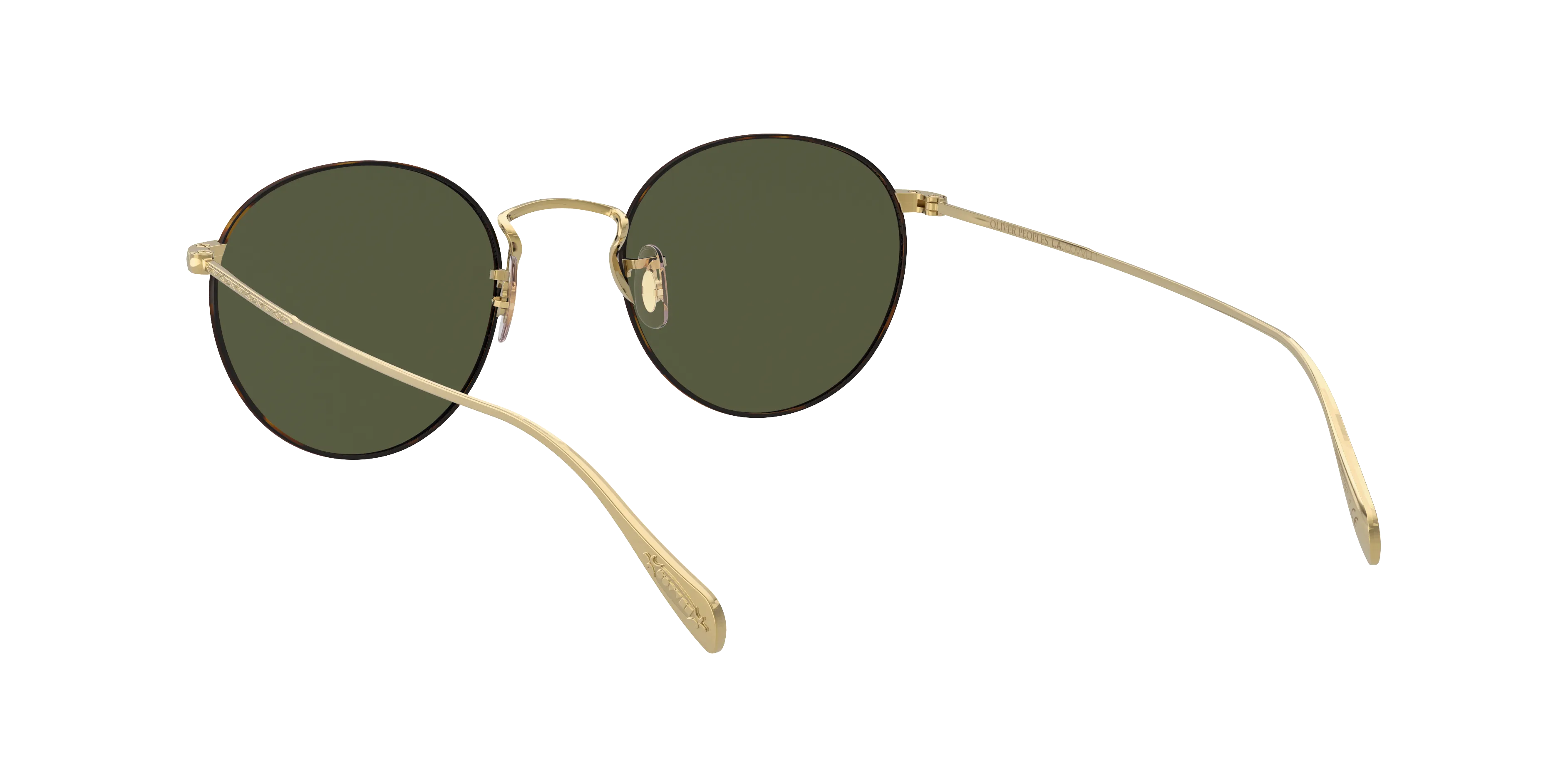 Oliver Peoples OV1186S COLERIDGE SUN 530552 Occhiali da sole Metallo Oro Verde G15 Pantos Normale - immagine 4