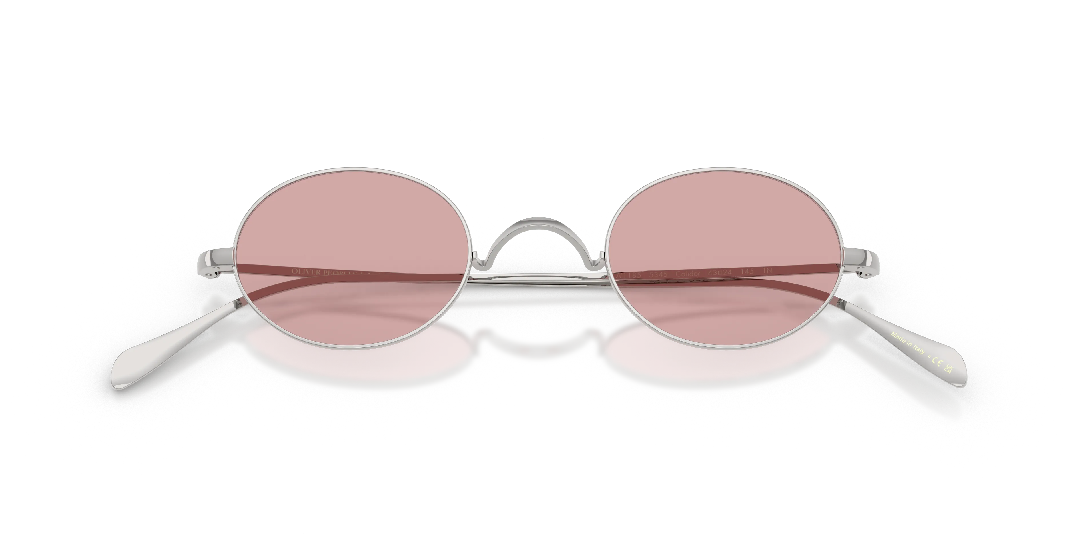 Oliver Peoples OV1185 CALIDOR 5345 Montature da vista Metallo Argento Rosa Rotonda Normale - immagine 2