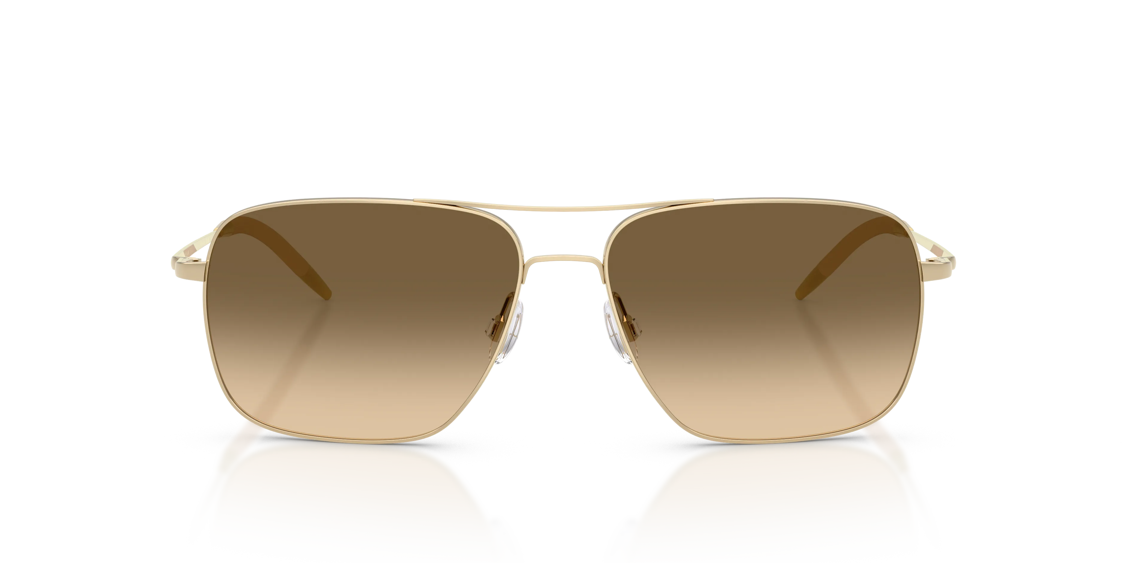 Oliver Peoples OV1150S CLIFTON 534385 Occhiali da sole Metallo Oro Verde Squadrata Normale - immagine 3