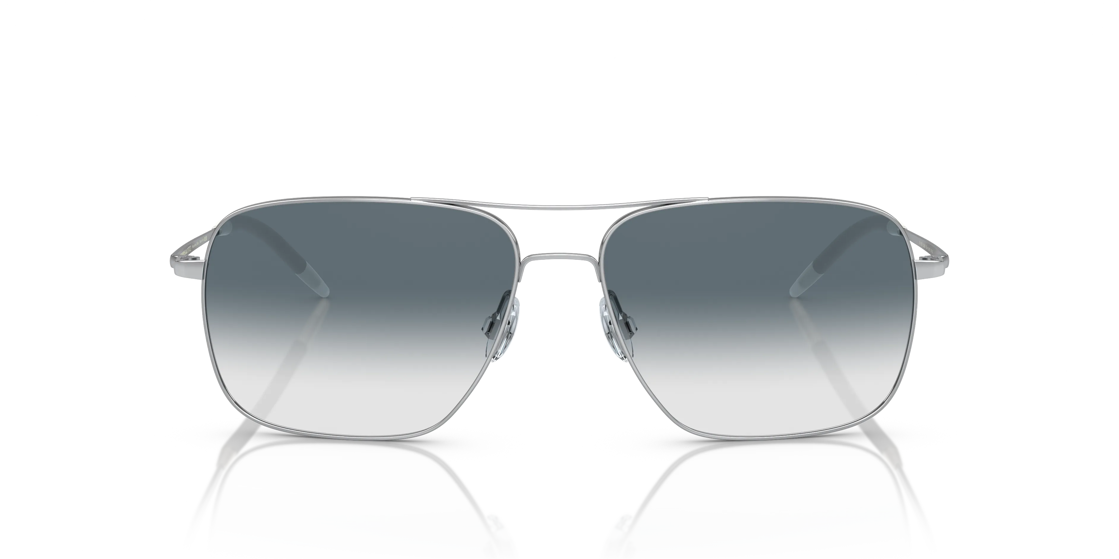 Oliver Peoples OV1150S CLIFTON 50363F Occhiali da sole Metallo Argento Blu Squadrata Fotocromatiche - immagine 3