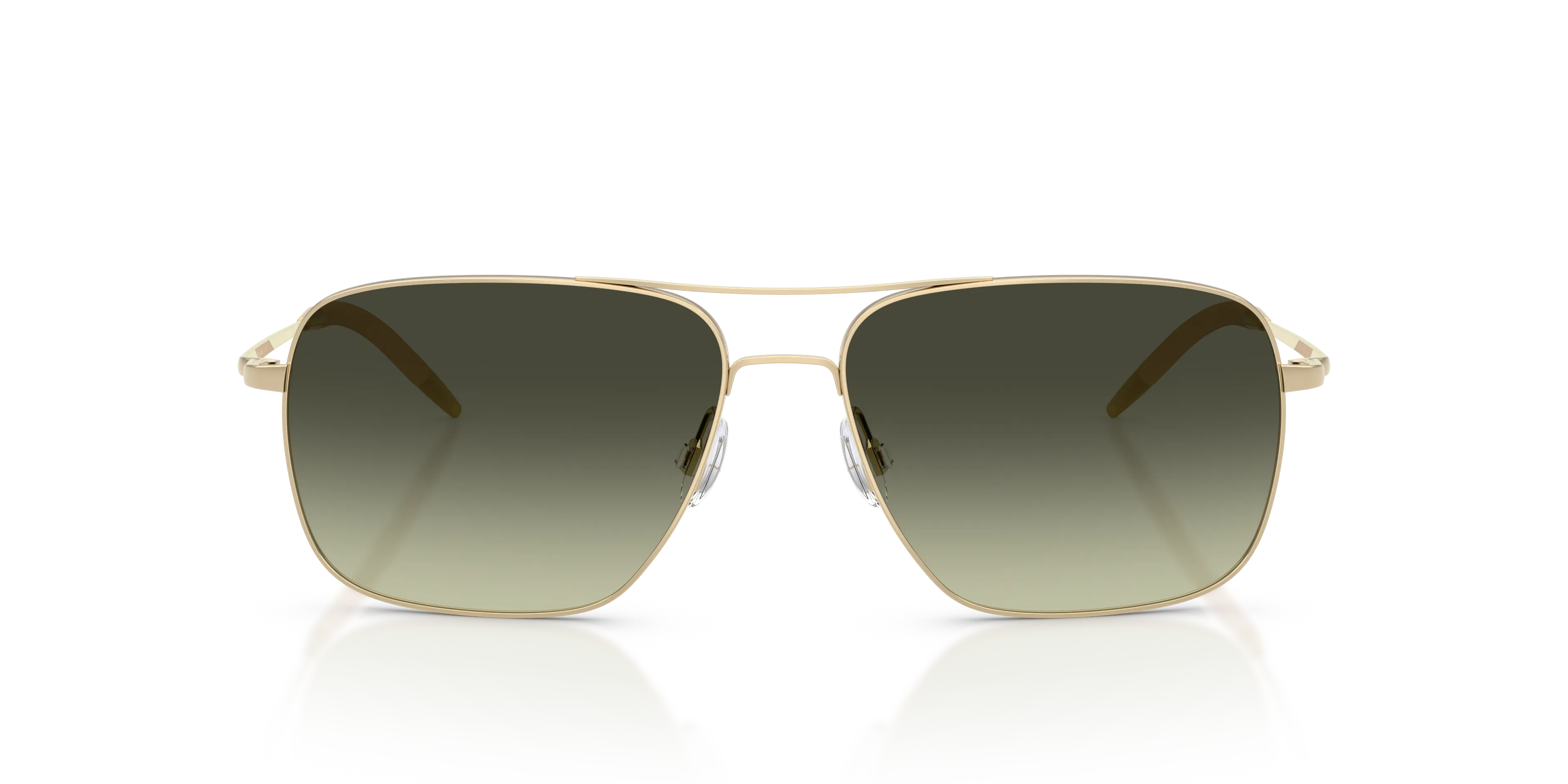 Oliver Peoples OV1150S CLIFTON 5035BH Occhiali da sole Metallo Oro Verde G15 Squadrata Normale - immagine 3