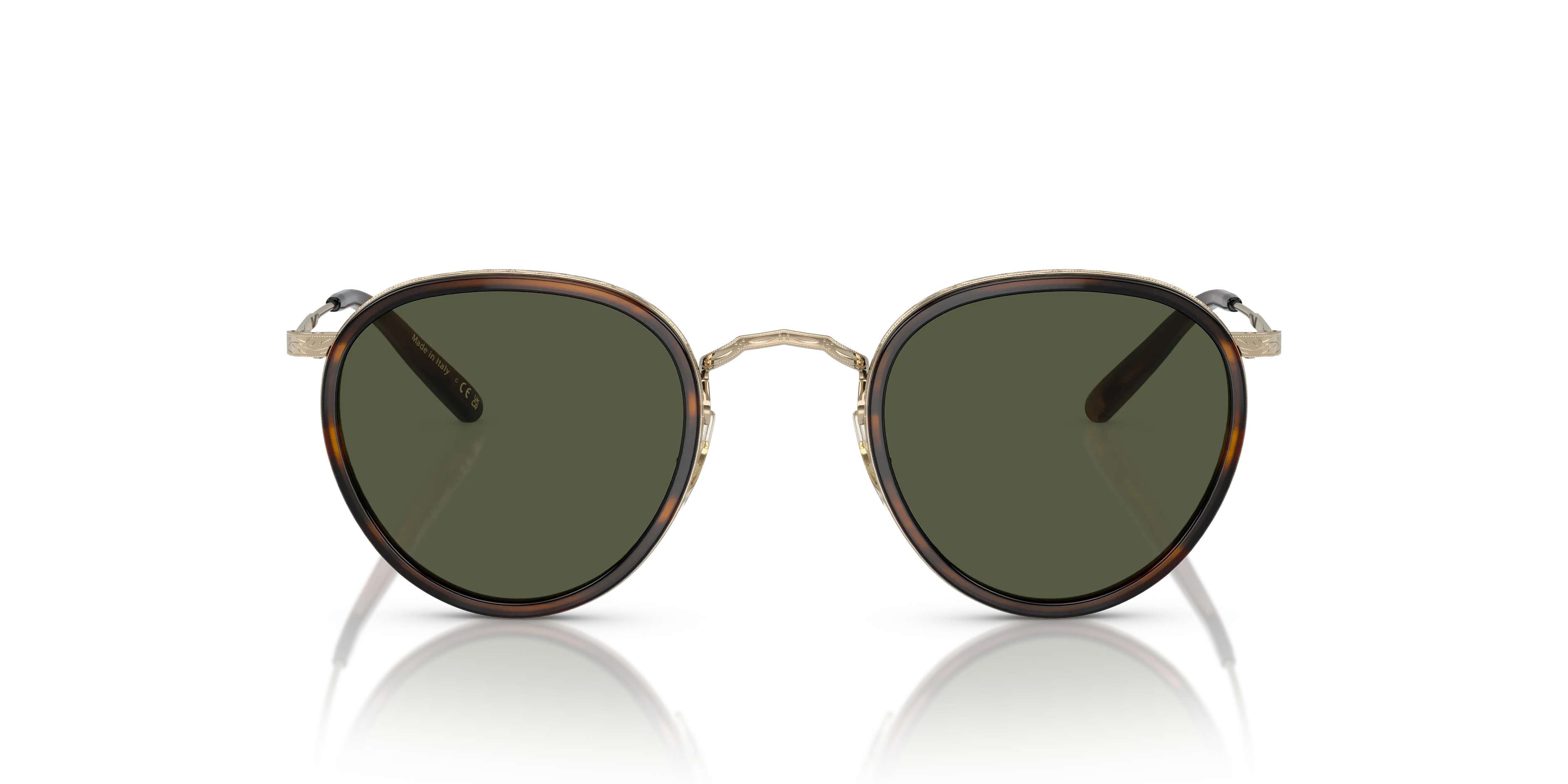 Oliver Peoples OV1104S MP-2 SUN 533052 Occhiali da sole Acetato Tartaruga Verde G15 Pantos Normale - immagine 3