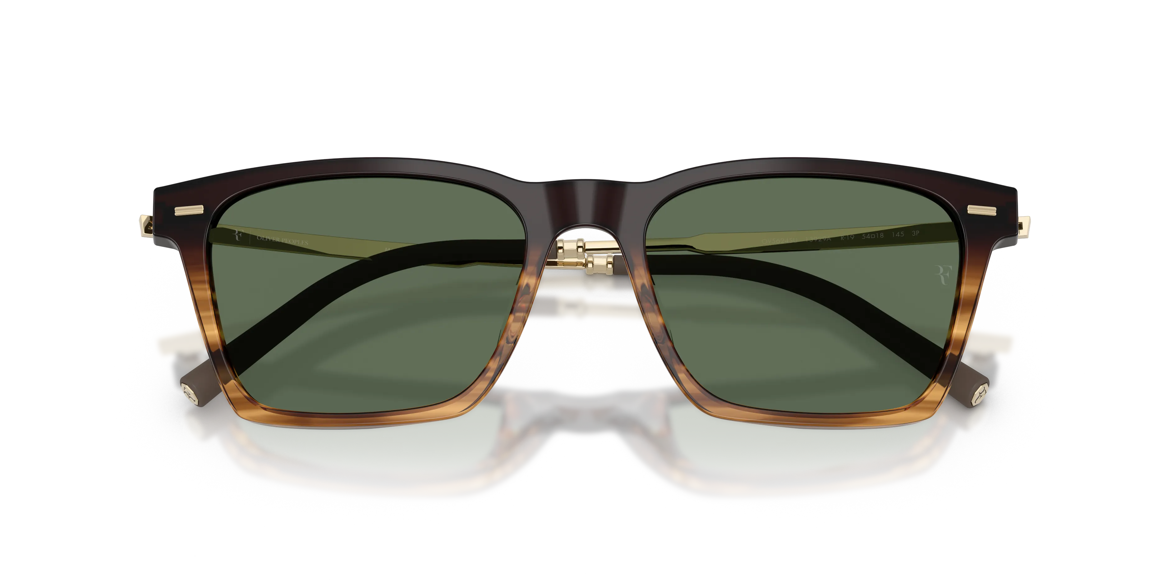 Oliver Peoples OV5624SU R-19 13929A Occhiali da sole Acetato Marrone Pillow Polarizzata - immagine 2