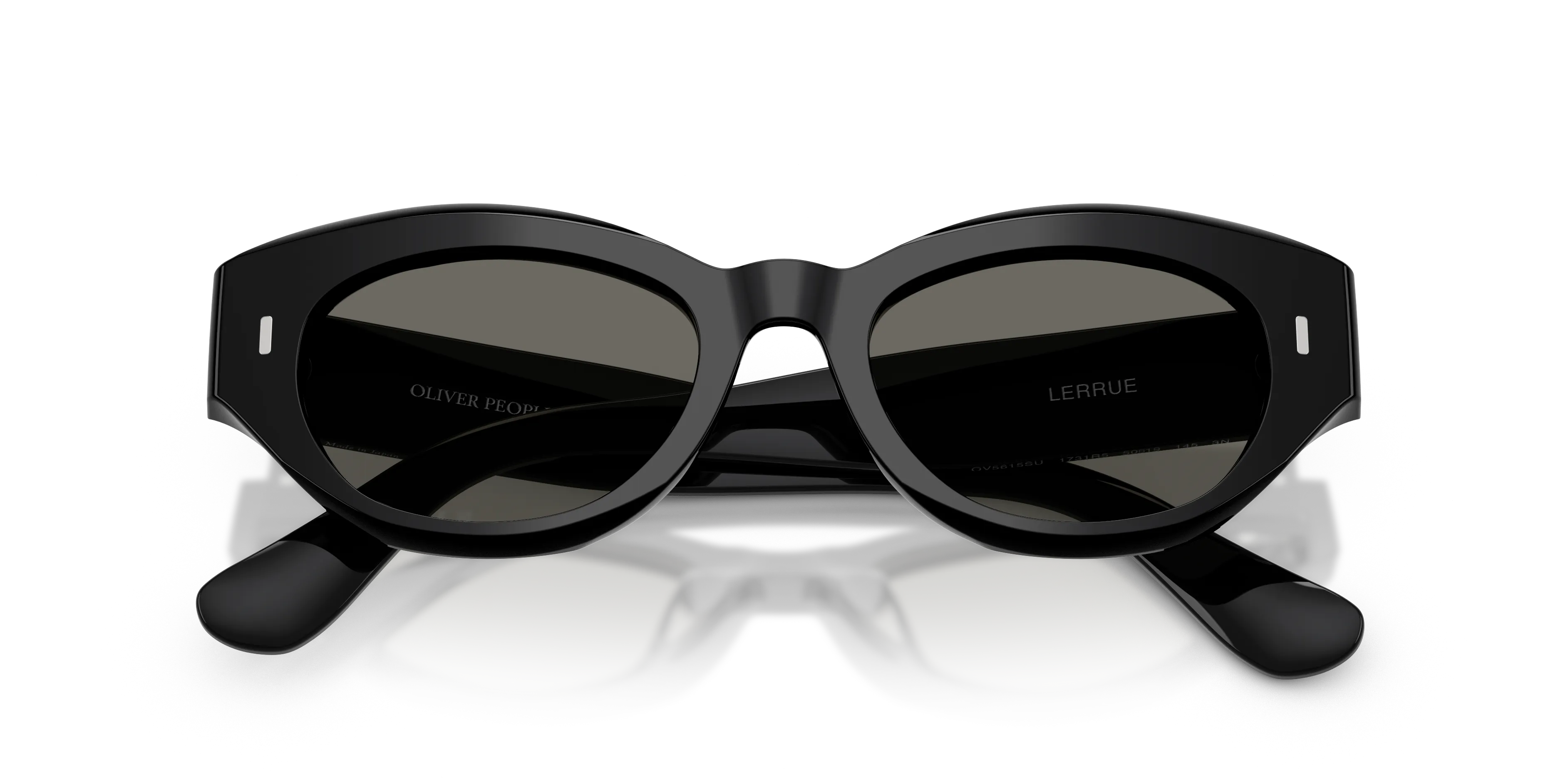 Oliver Peoples OV5615SU LERRUE 1731R5 Occhiali da sole Acetato Nero Rotonda Normale - immagine 2