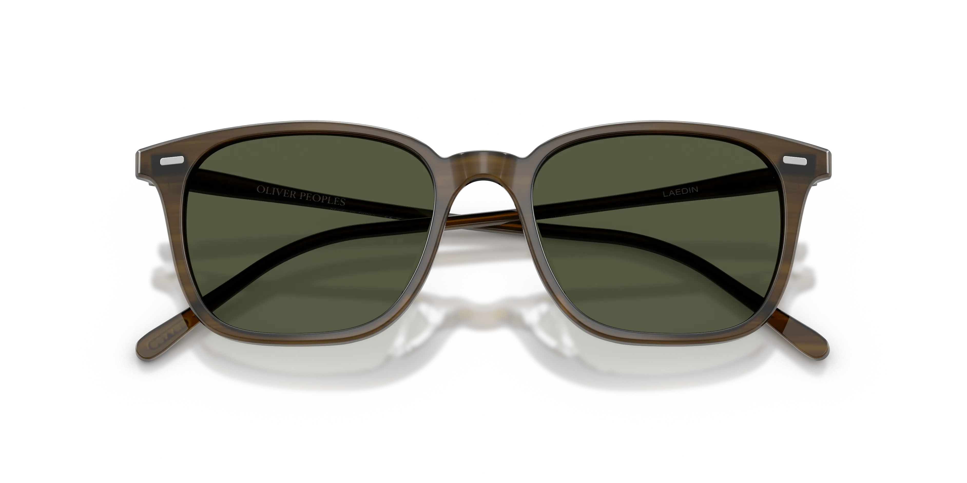 Oliver Peoples OV5614SU LAEDIN 182152 Occhiali da sole Acetato Verde Squadrata Normale - immagine 2